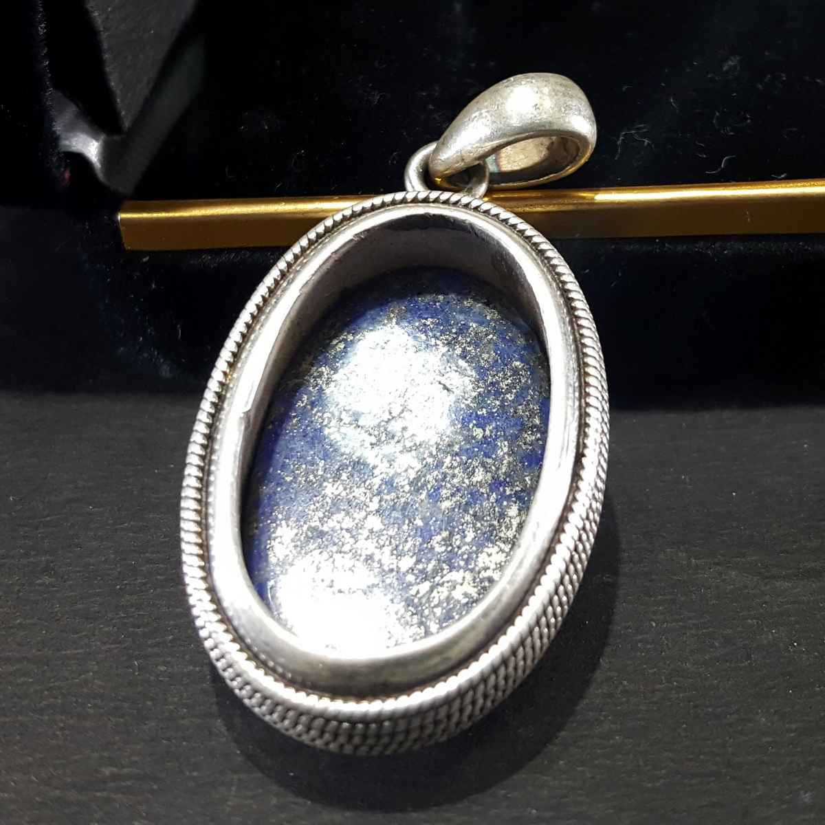 Lapis Lazuli Handmade Silver Pendant