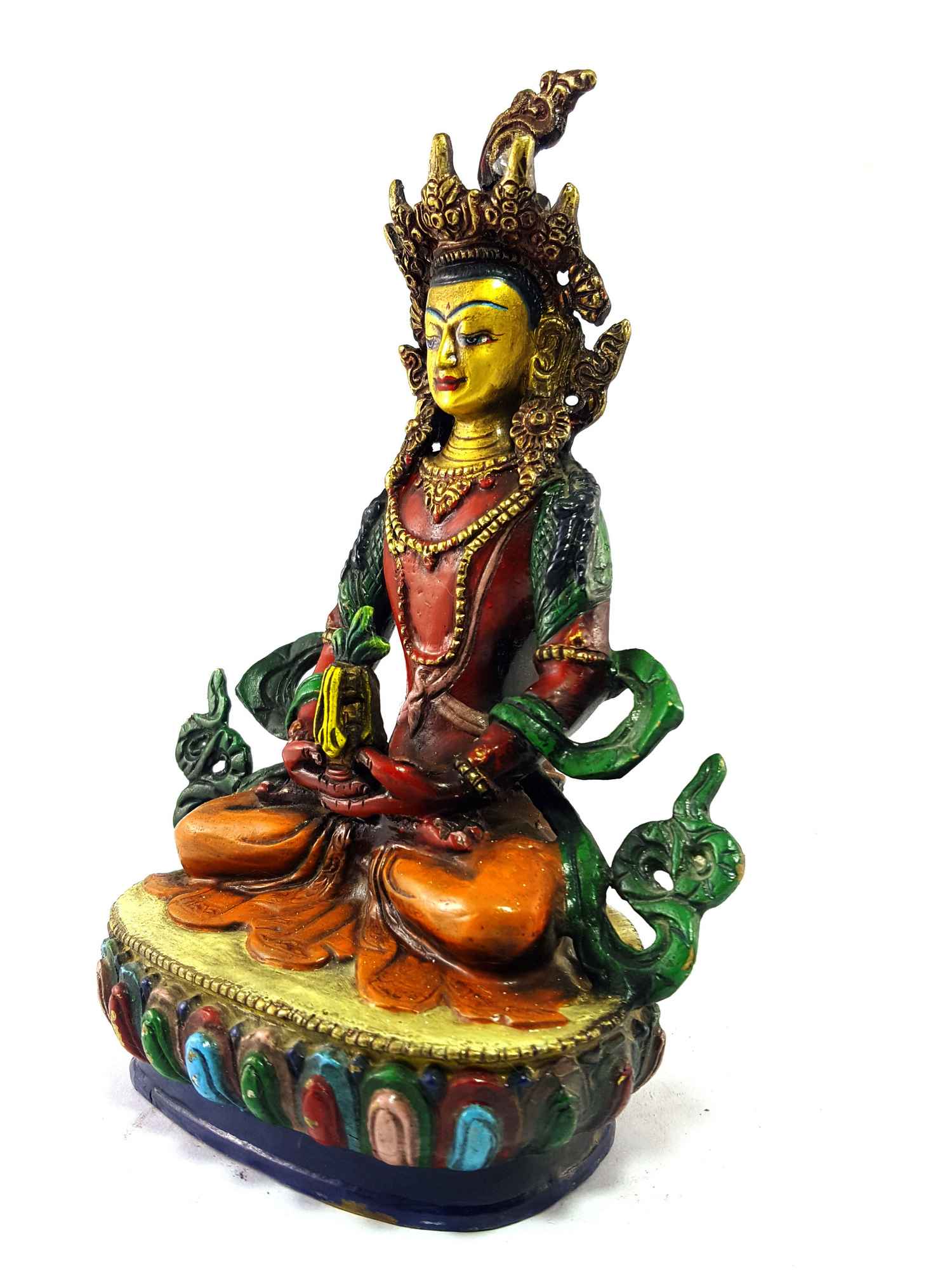 Aparimita Handmade Statue traditional Color Finishing, Chepame, Amitayus