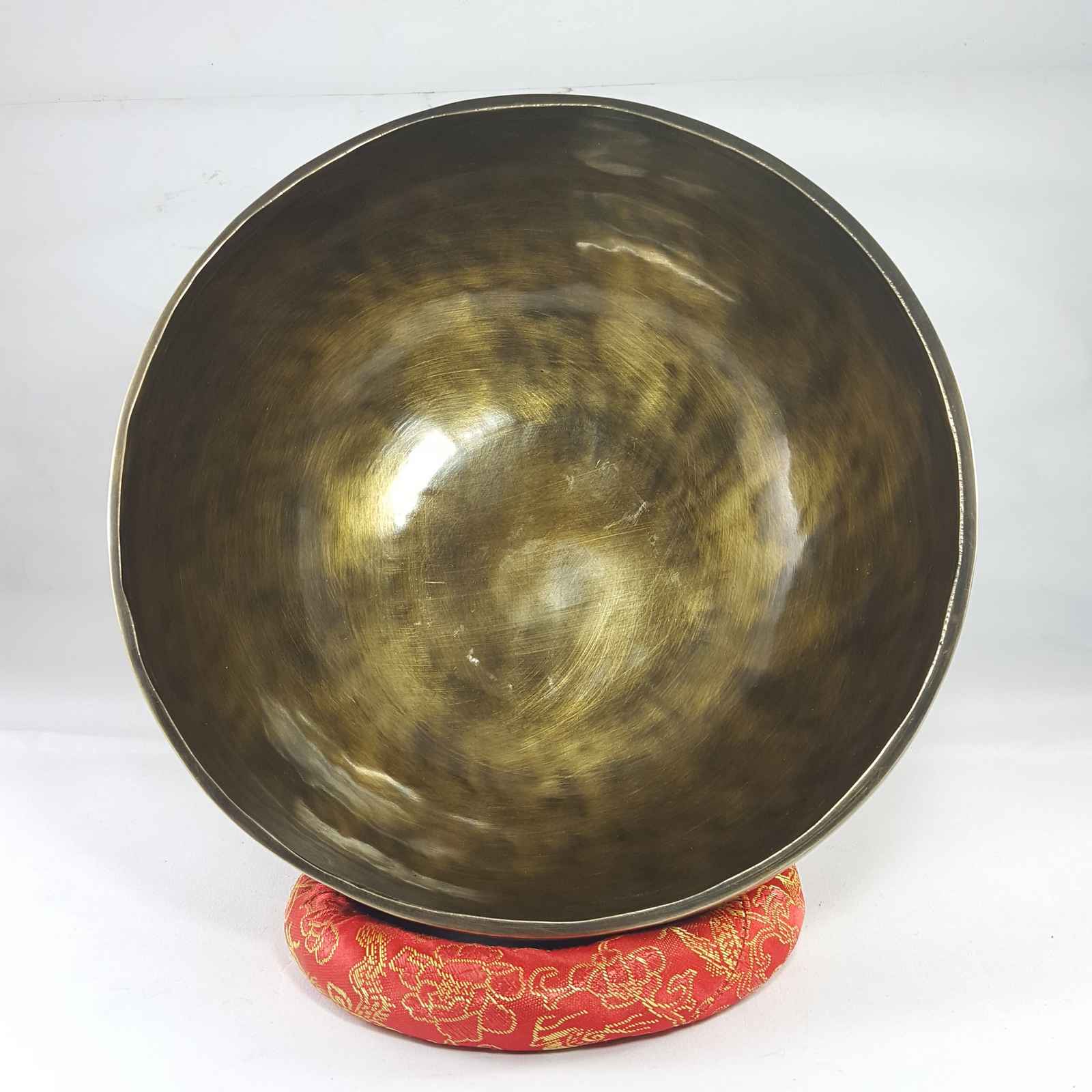 Hand Beaten Full Moon Singing Bowl Antique Finishing