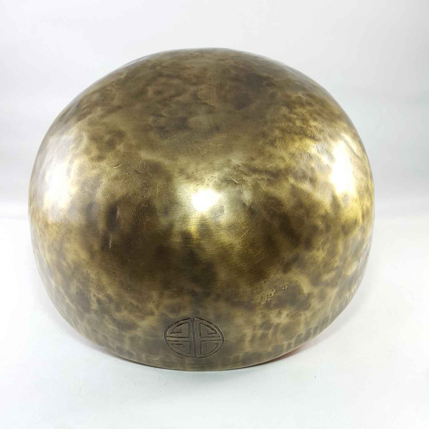 Hand Beaten Full Moon Singing Bowl Antique Finishing