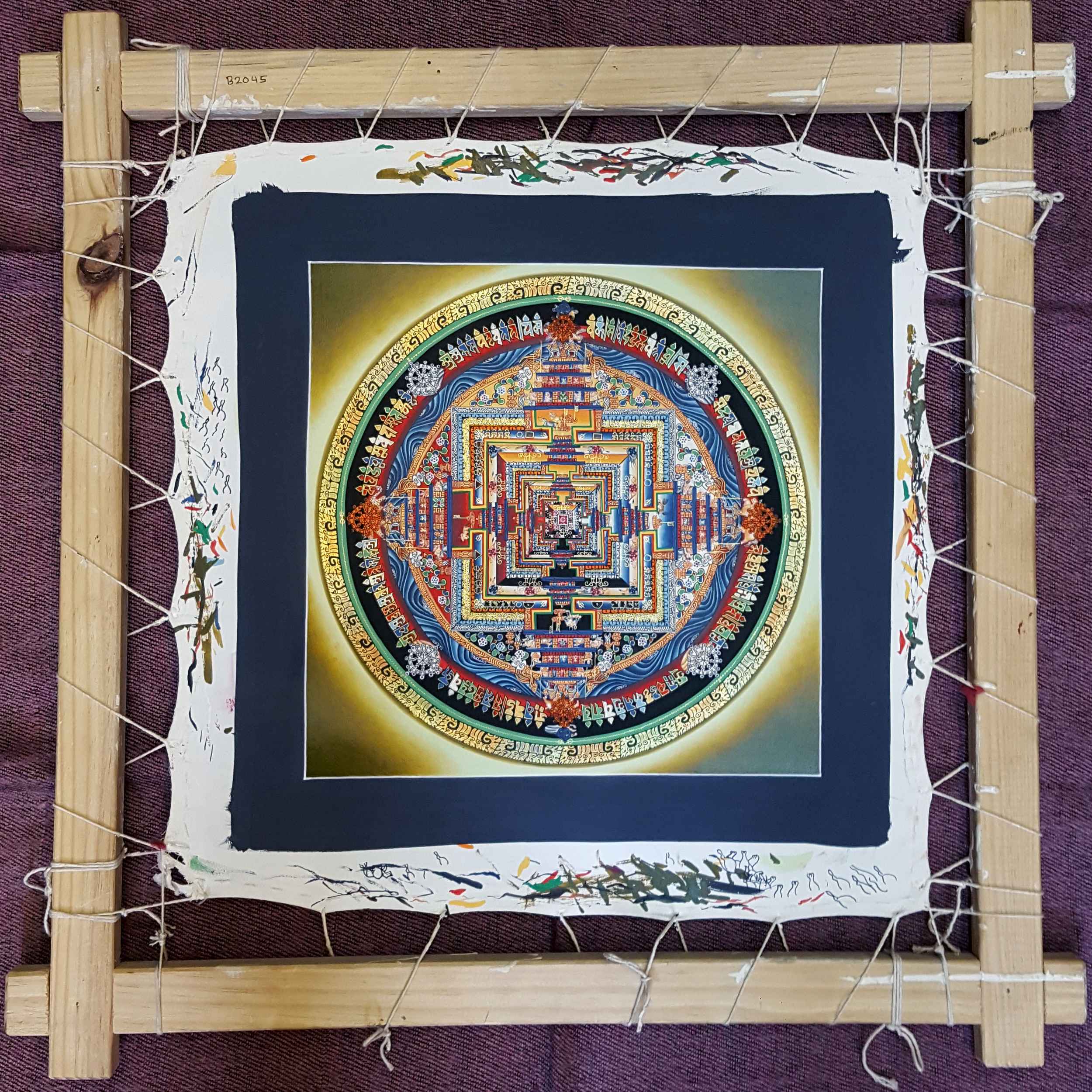 Olivekalachakra Mandala <span Style=