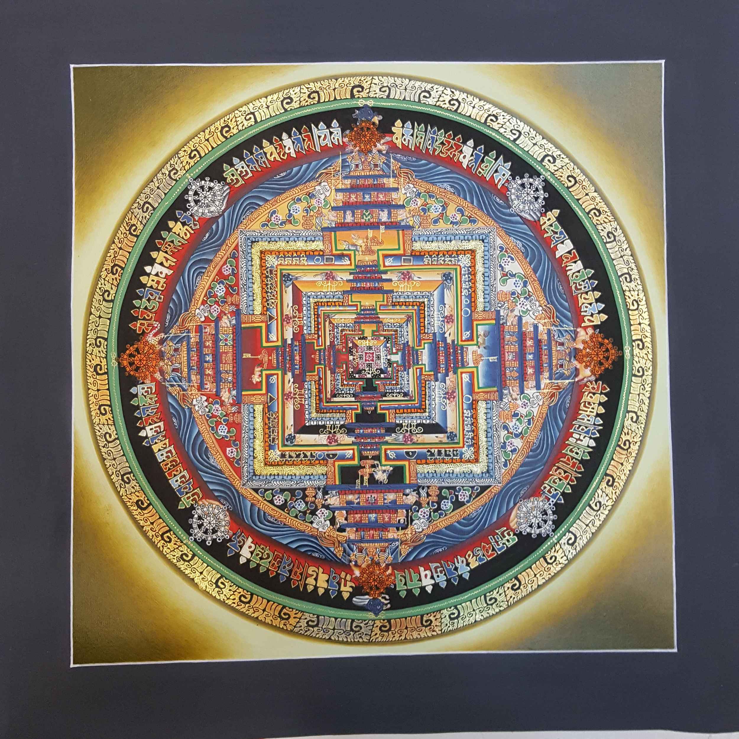 Olivekalachakra Mandala <span Style=