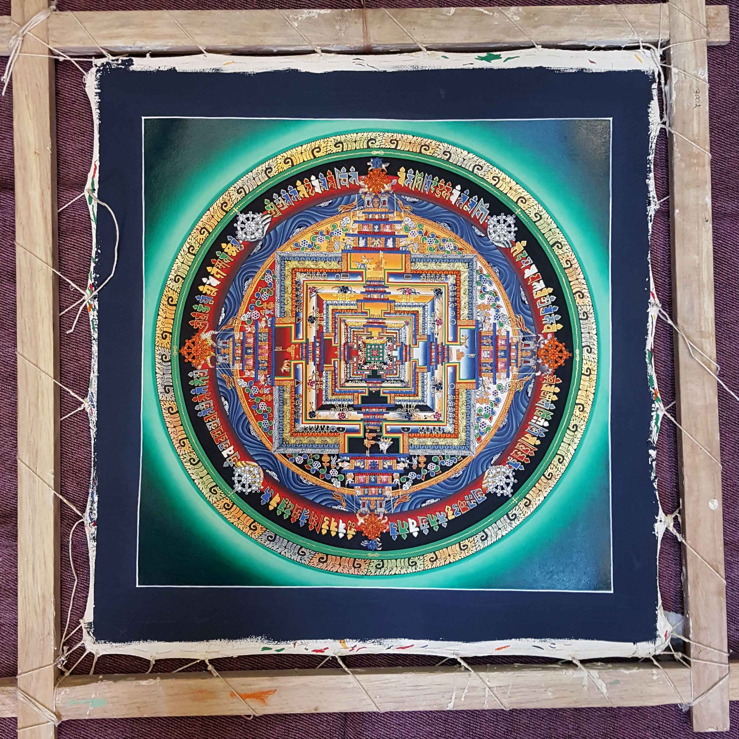 Green Kalachakra Mandala <span Style=