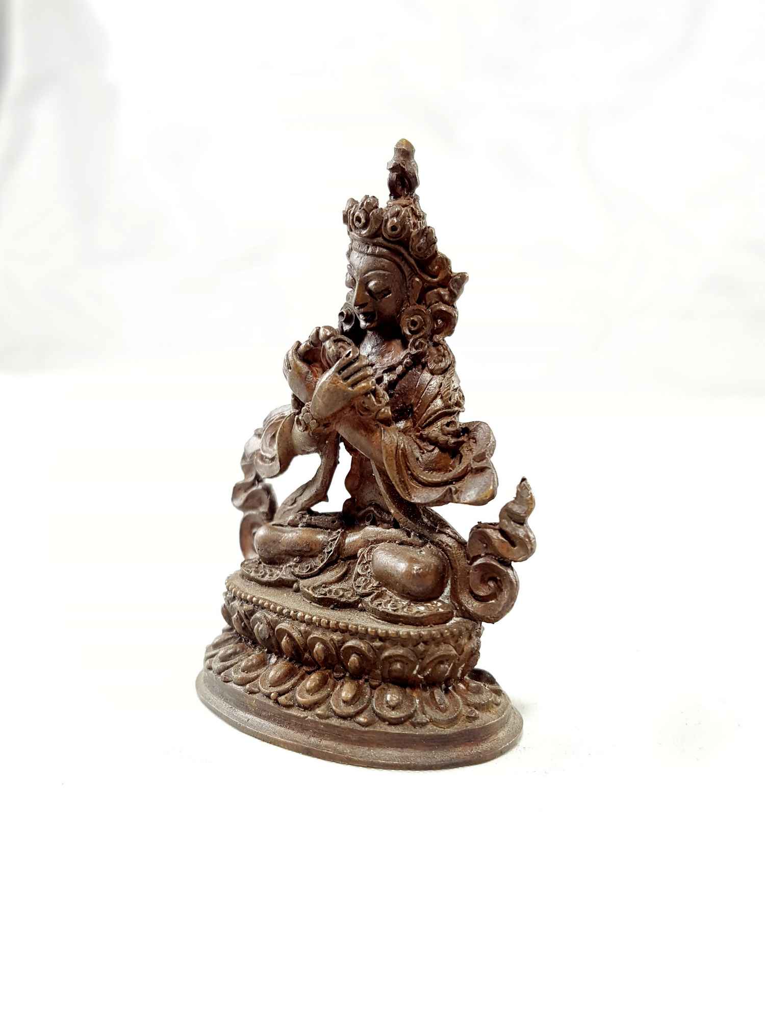 Vajradhara Copper Miniature Statue hq, hand Detailed