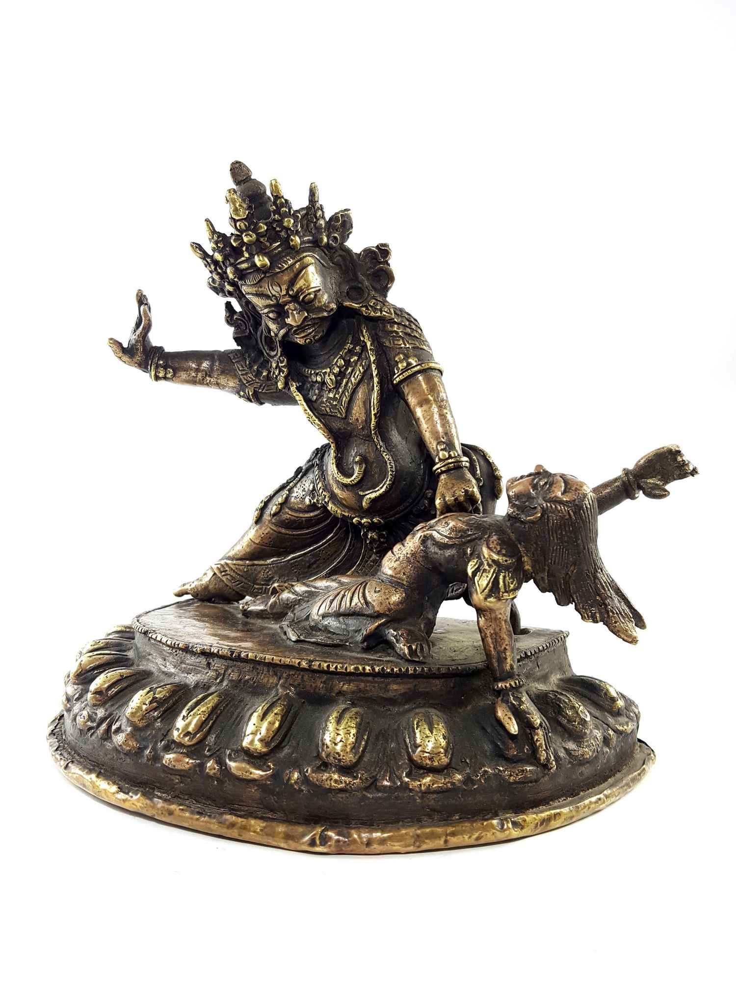 Exquisite And Rare Nepali Bhimsen Statue antique Finishing - Perfect For Gifting And Home Décor At An Affordable Price
