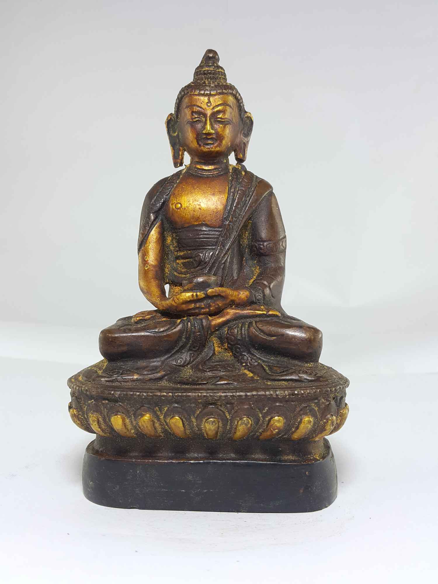 Copper Amitabha Buddha <span Style=