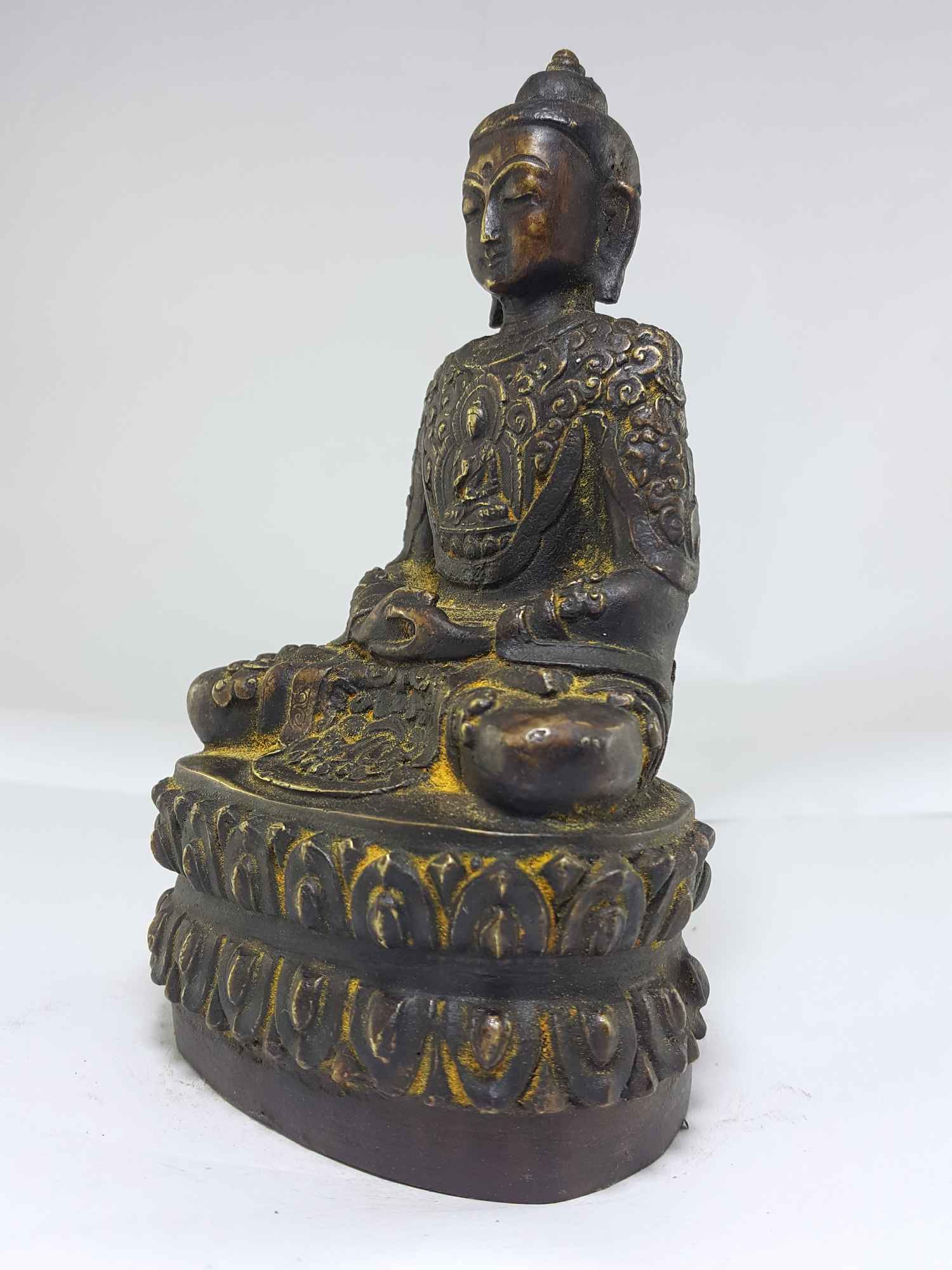 Copper Amitata Buddha Statue <span Style=