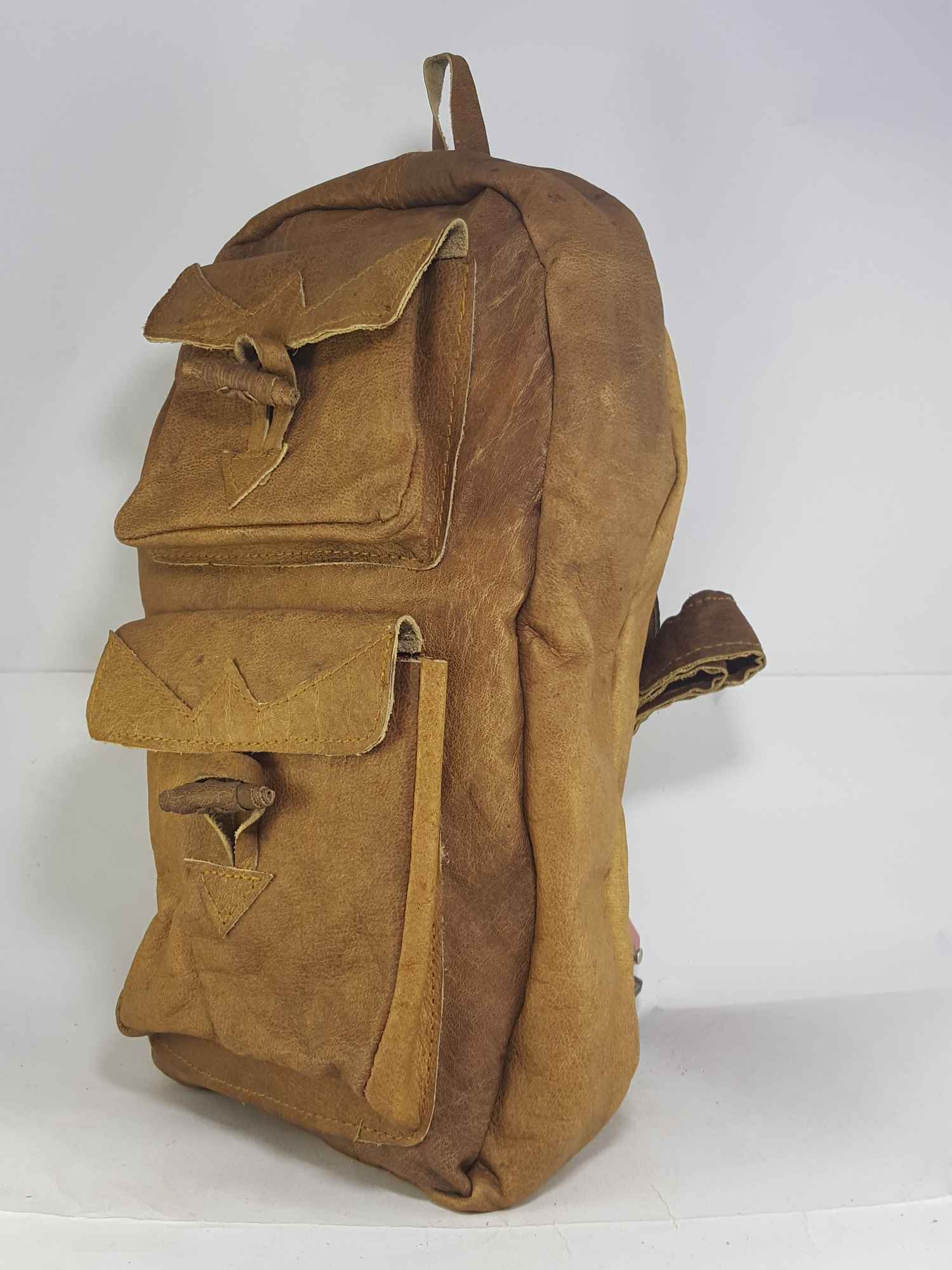 Himalayan Yak Leather Bag <span Style=