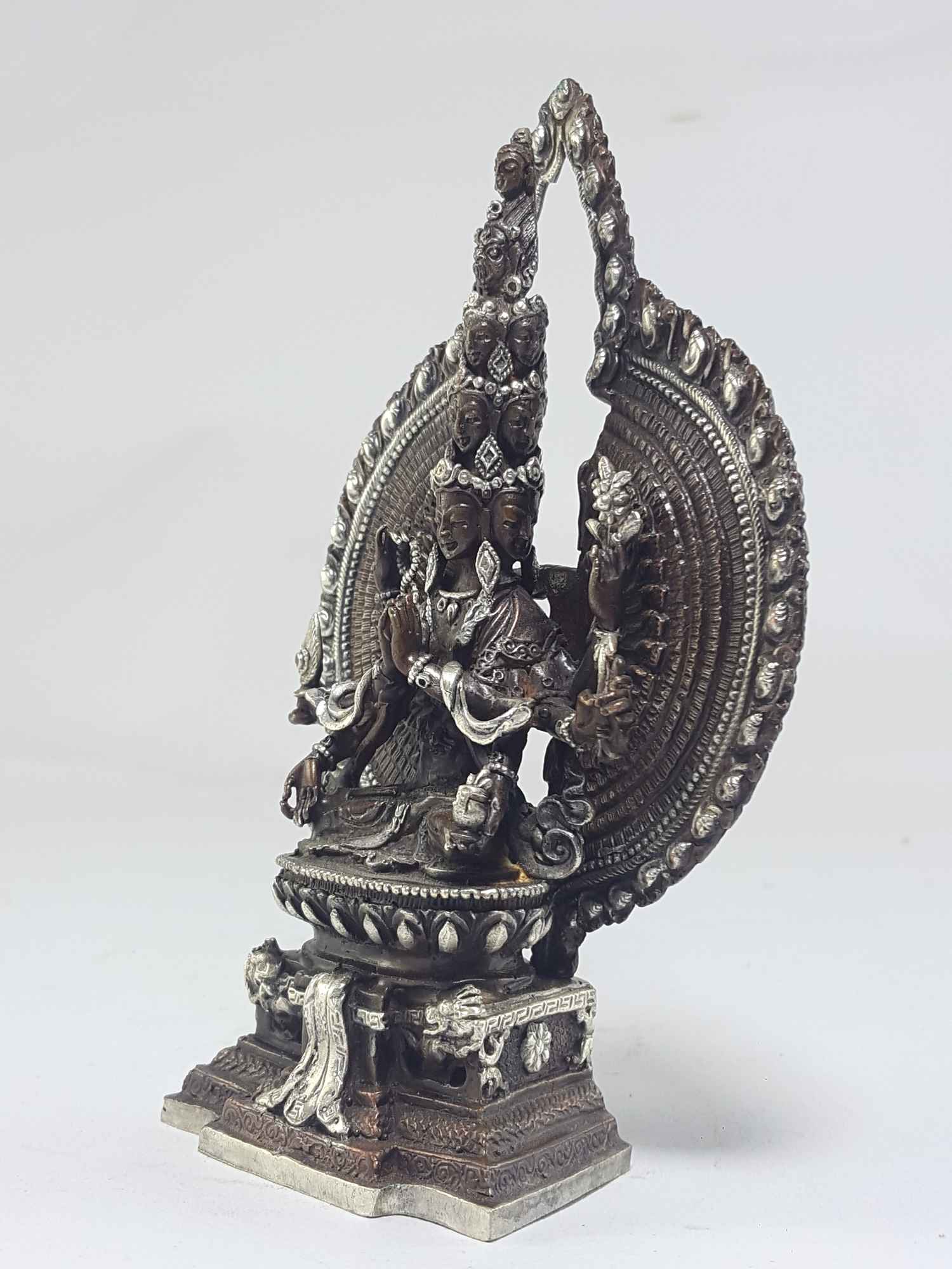 Sahasrabhuja Avalokitesvara Tibetan Statue <span Style=