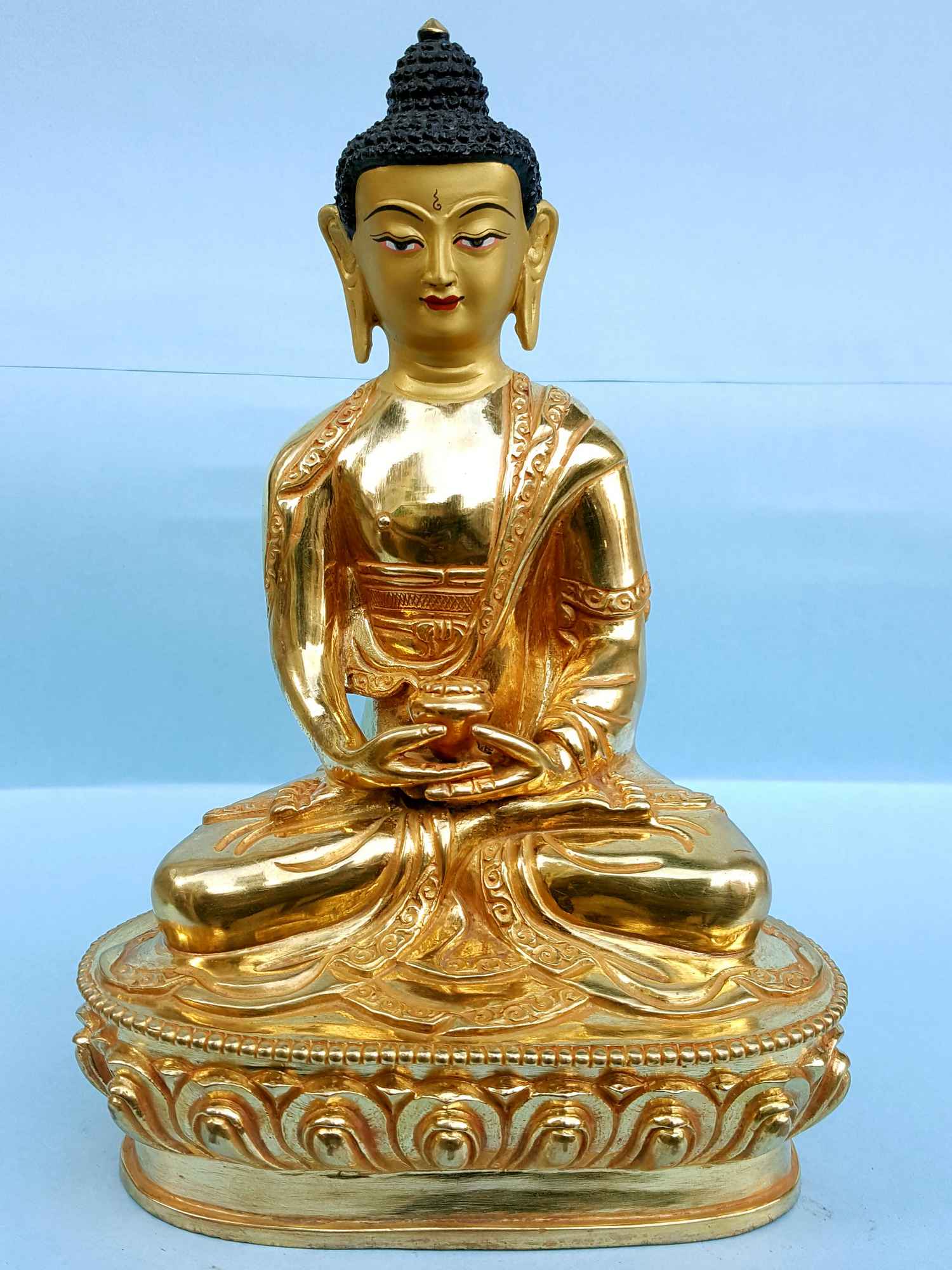 Amitabha Buddha - Tibetan Handmade Statue <span Style=
