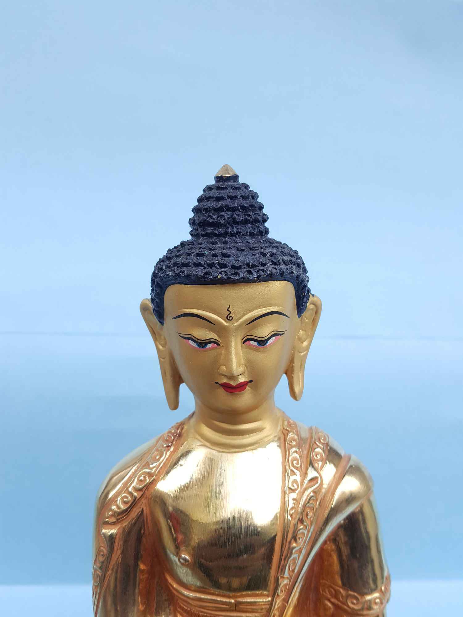 Ratnasambhava Buddha - Tibetan Handmade Statue <span Style=