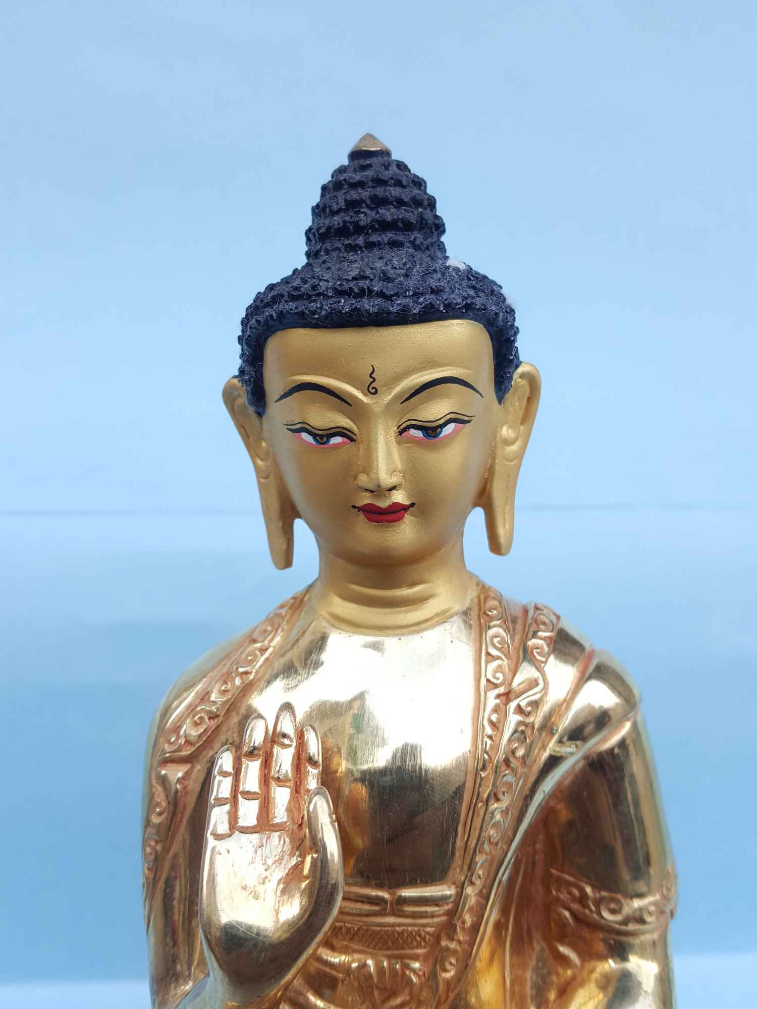 Amoghasiddhi Buddha- Tibetan Handmade Statue <span Style=