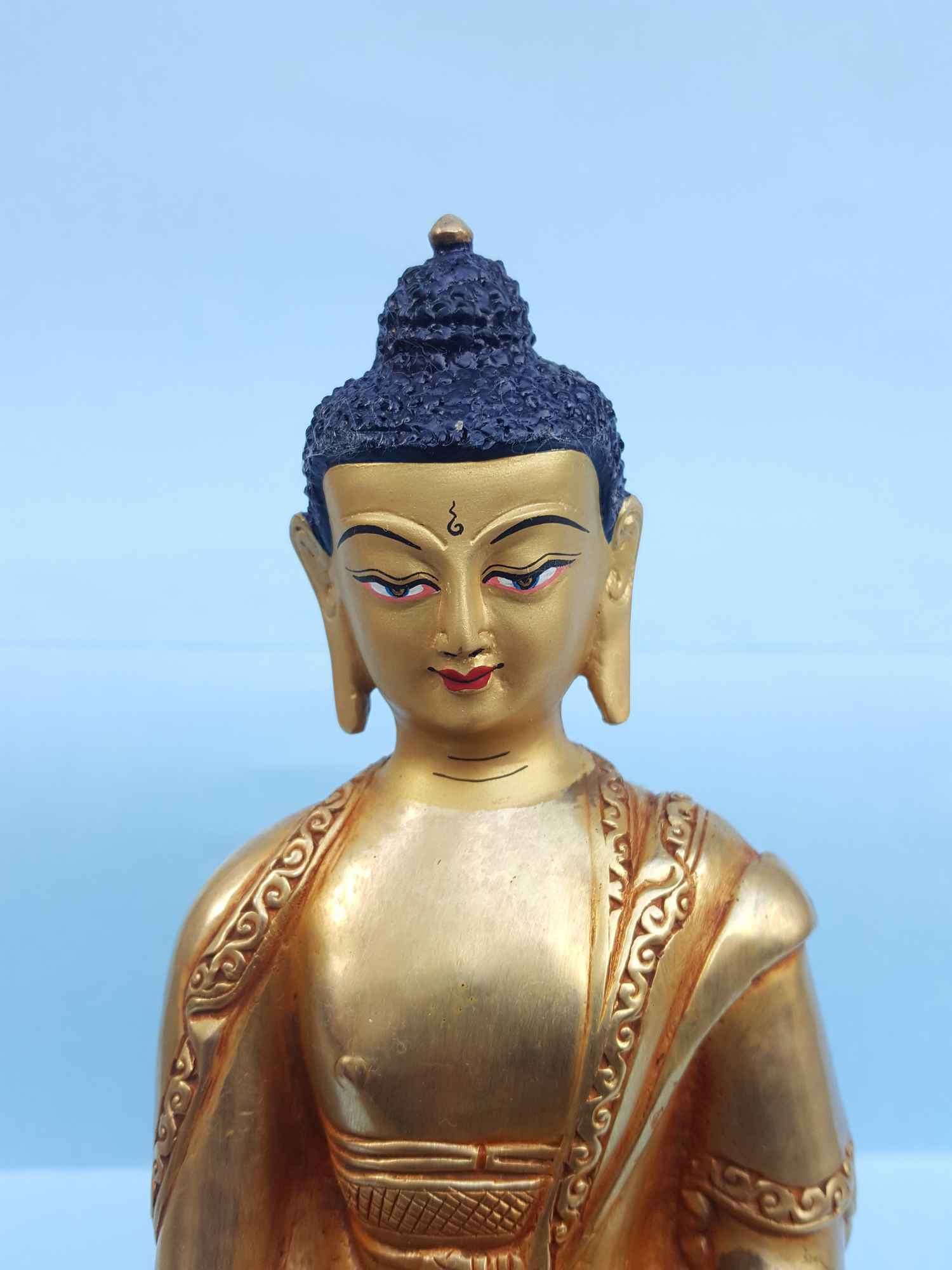 Medicine Buddha - Tibetan Handmade Statue <span Style=