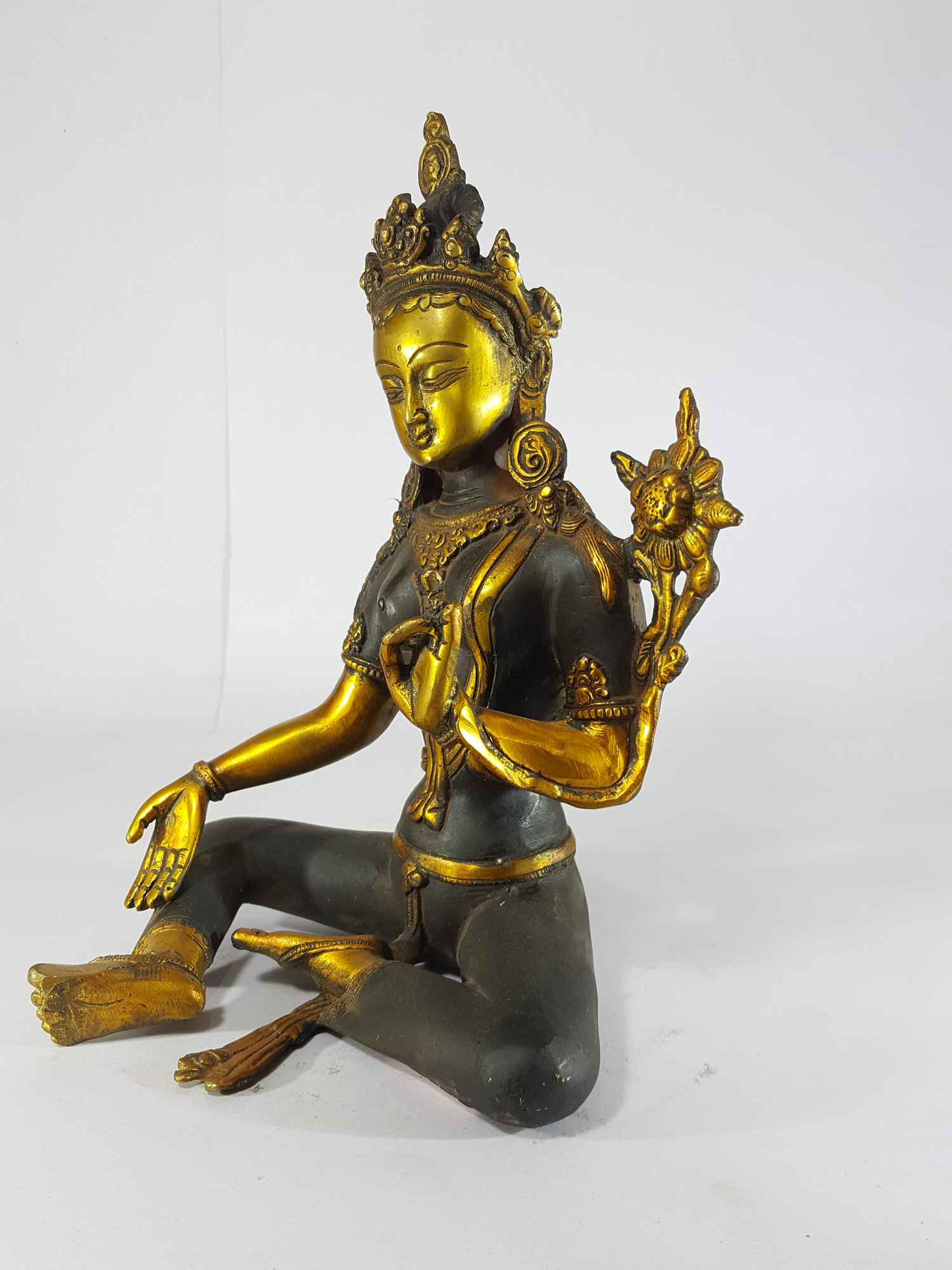 Arya Green Tara Statue <span Style=