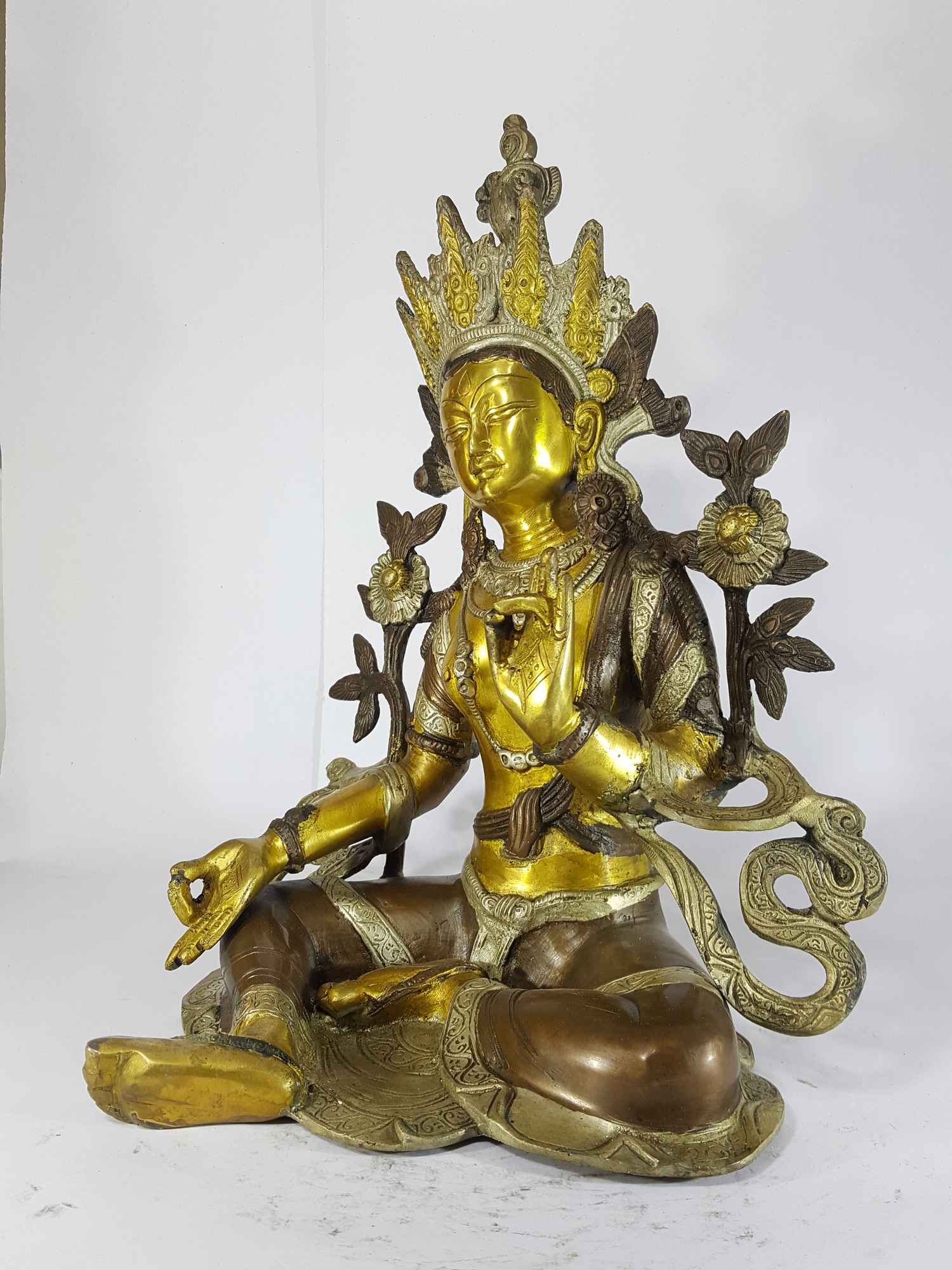 Arya Green Tara Statue <span Style=