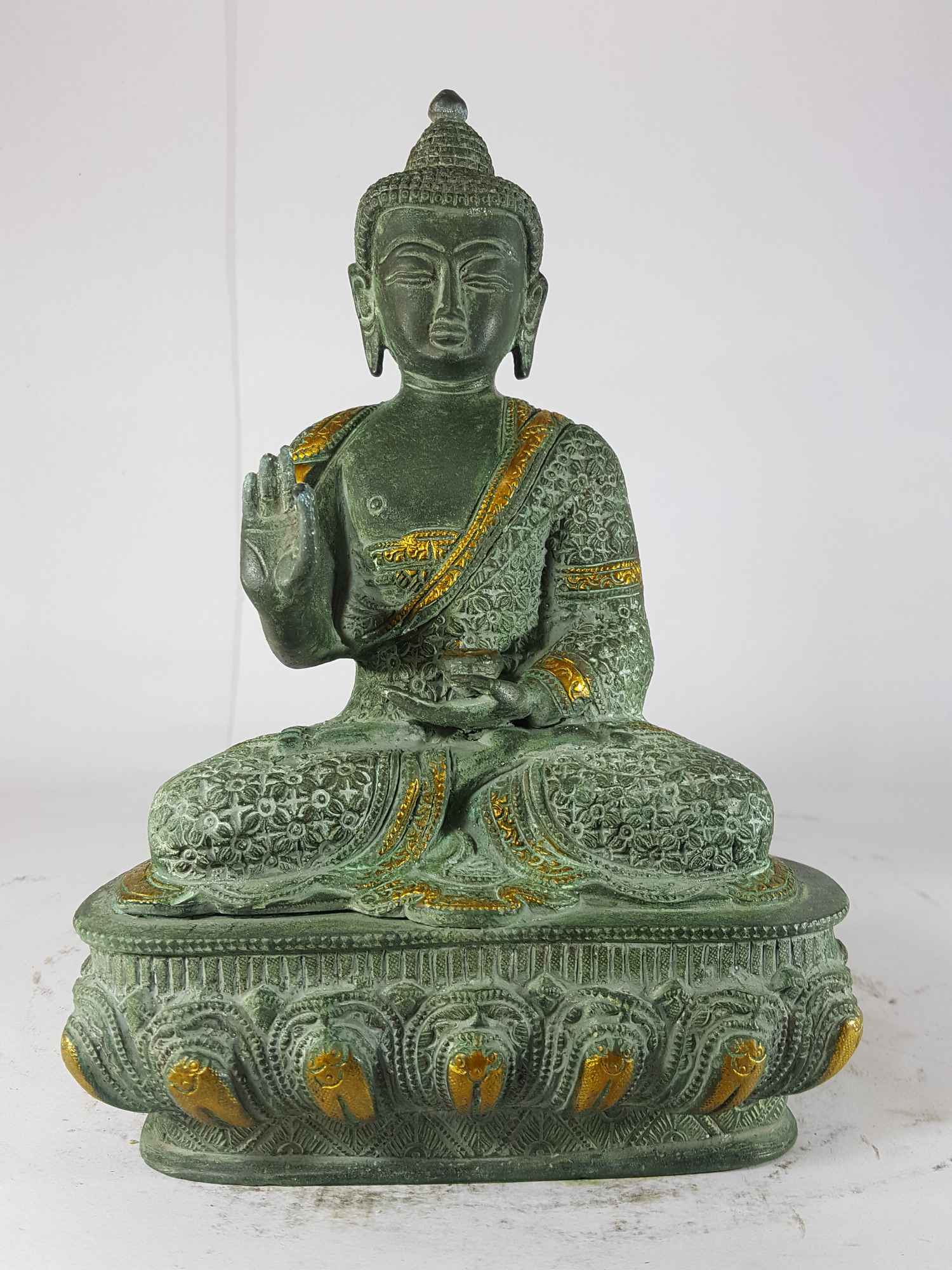 Blessing Buddha - Amoghasiddhi Buddha Statue<span Style=