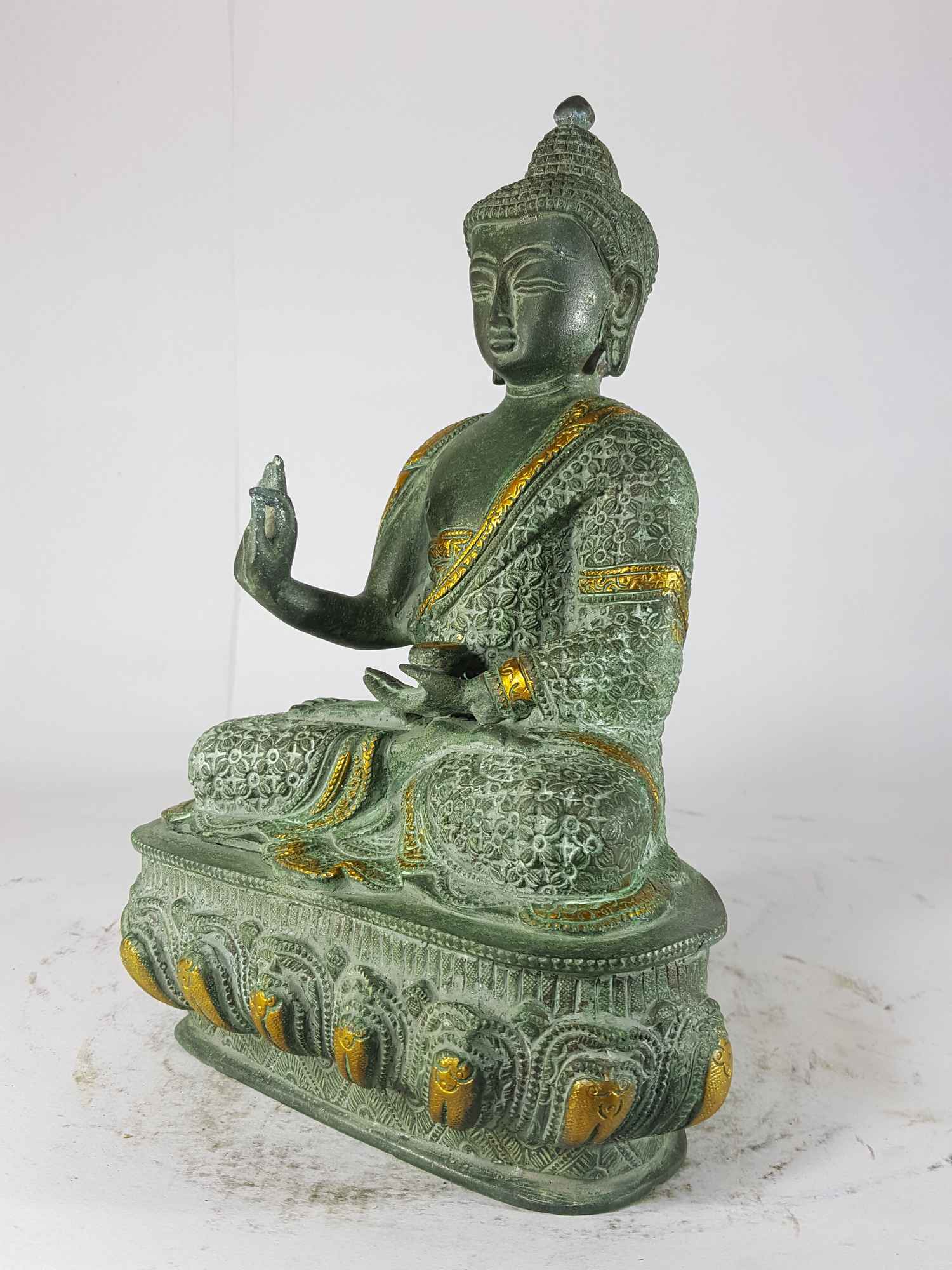 Blessing Buddha - Amoghasiddhi Buddha Statue<span Style=