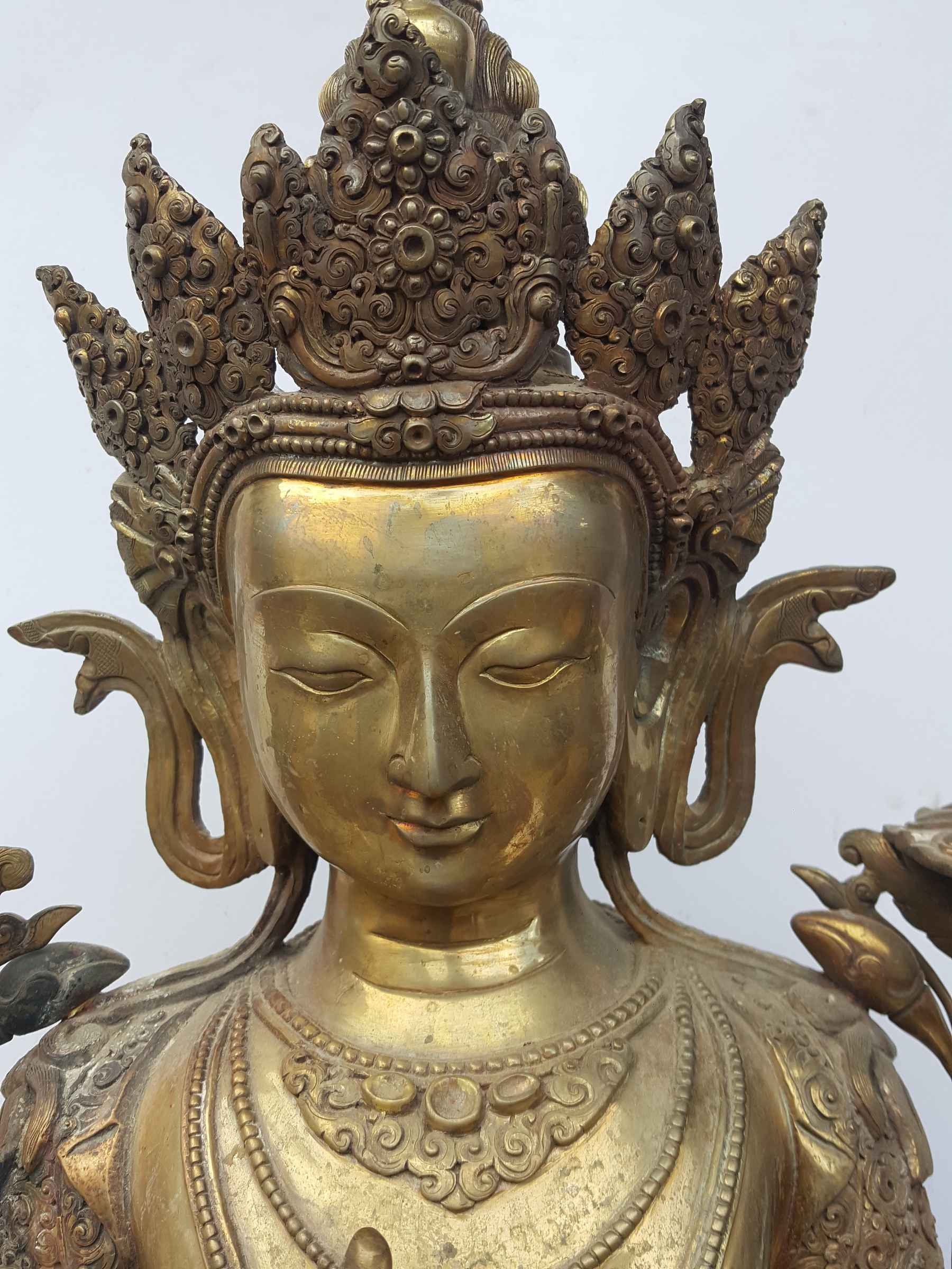 Manjushri Statue <span Style=