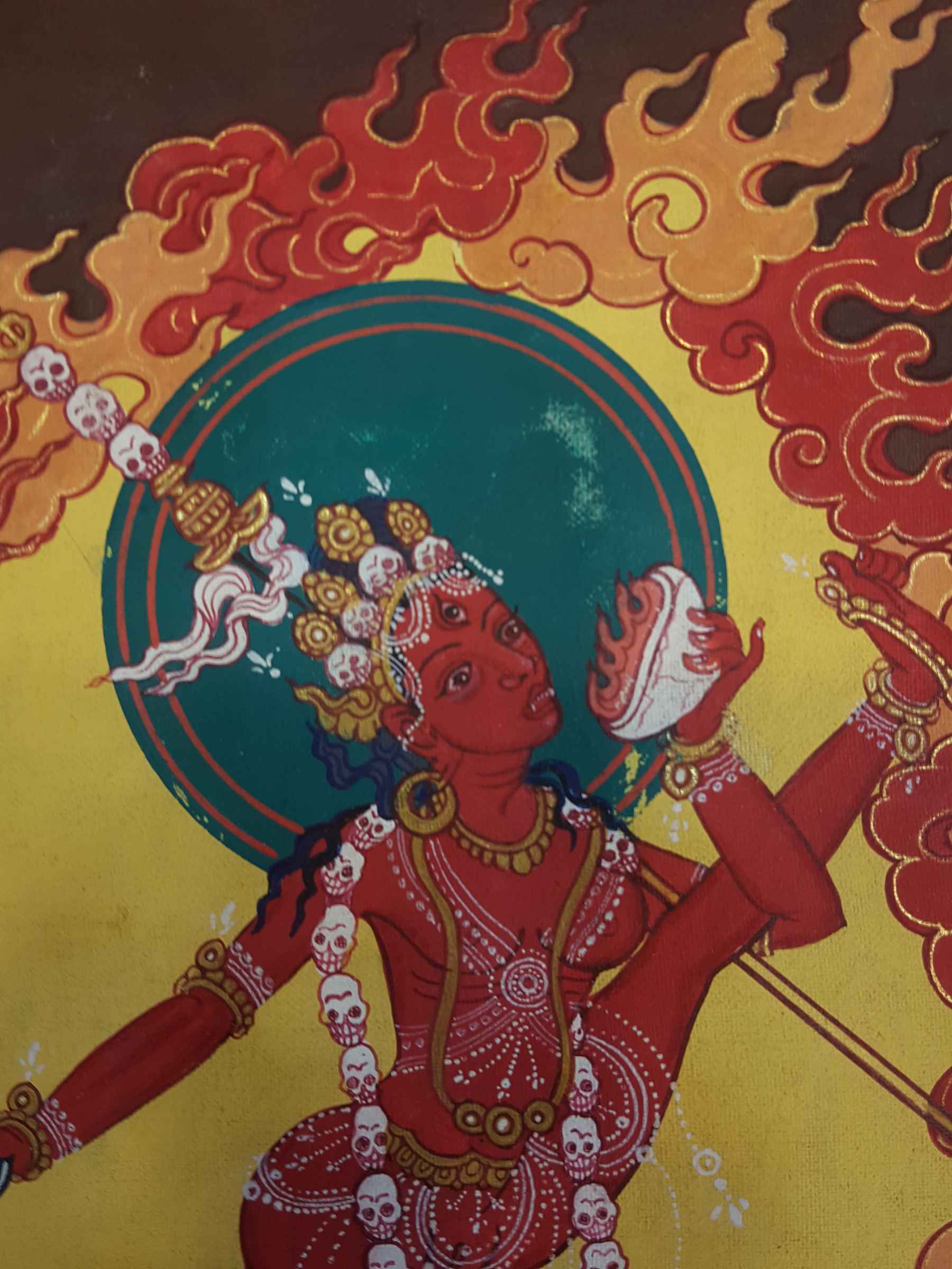 Old Newari Thangka <span Style=