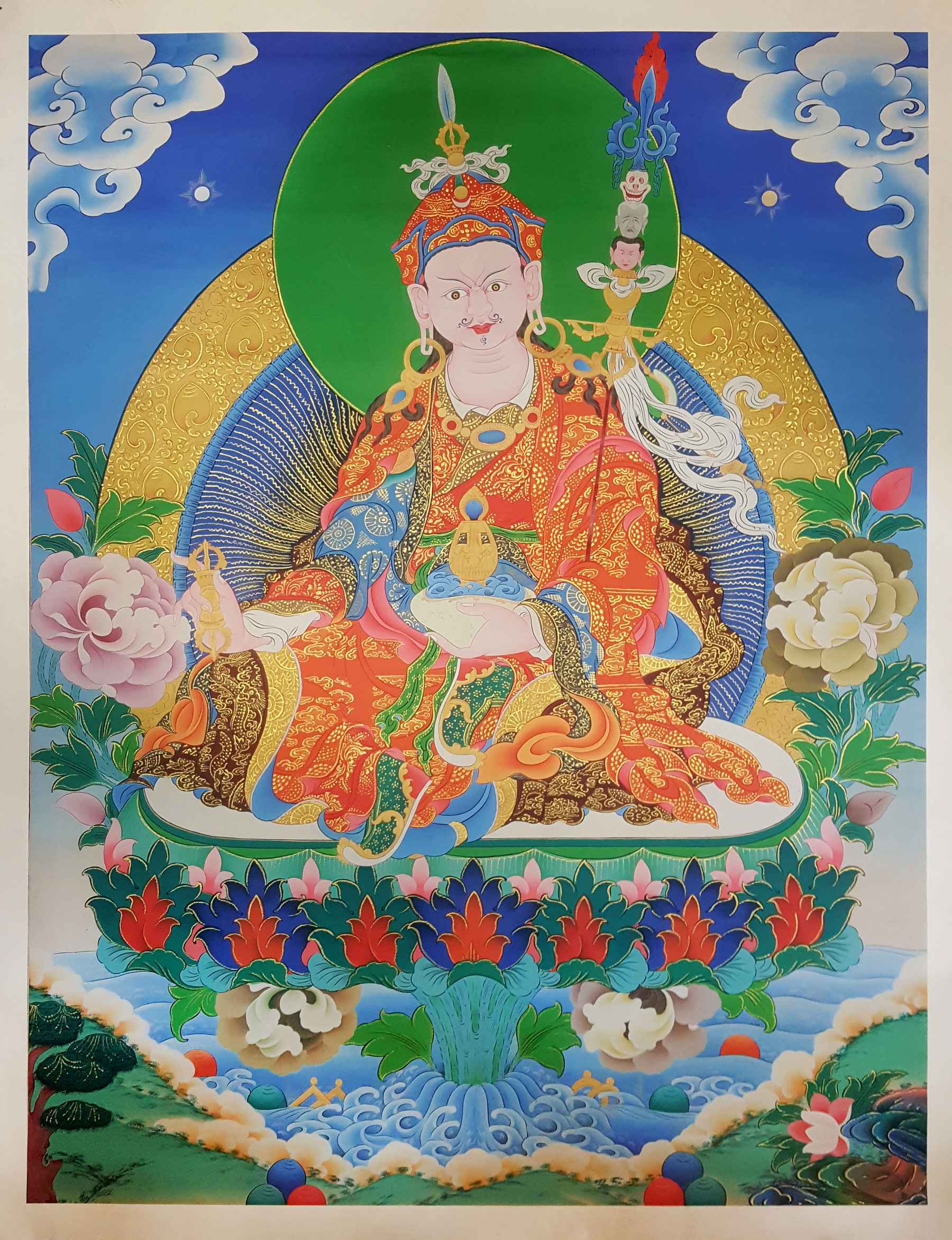 Bright Color Thangka <span Style=