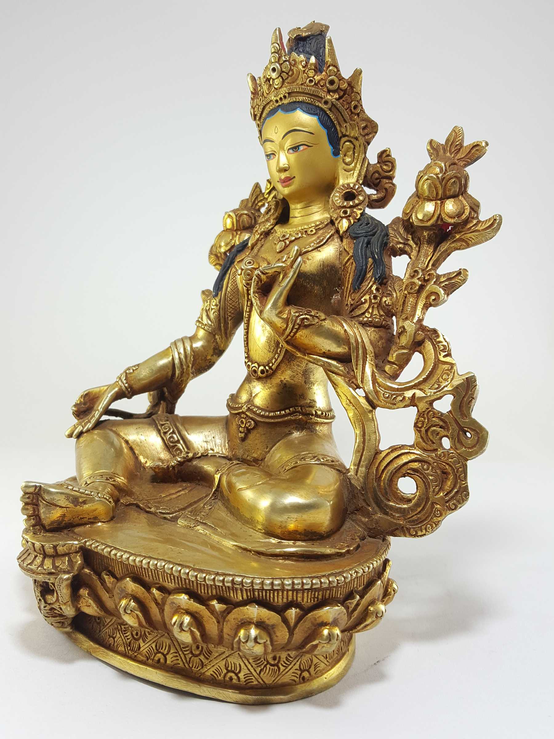 Green Tara Statue <span Style=