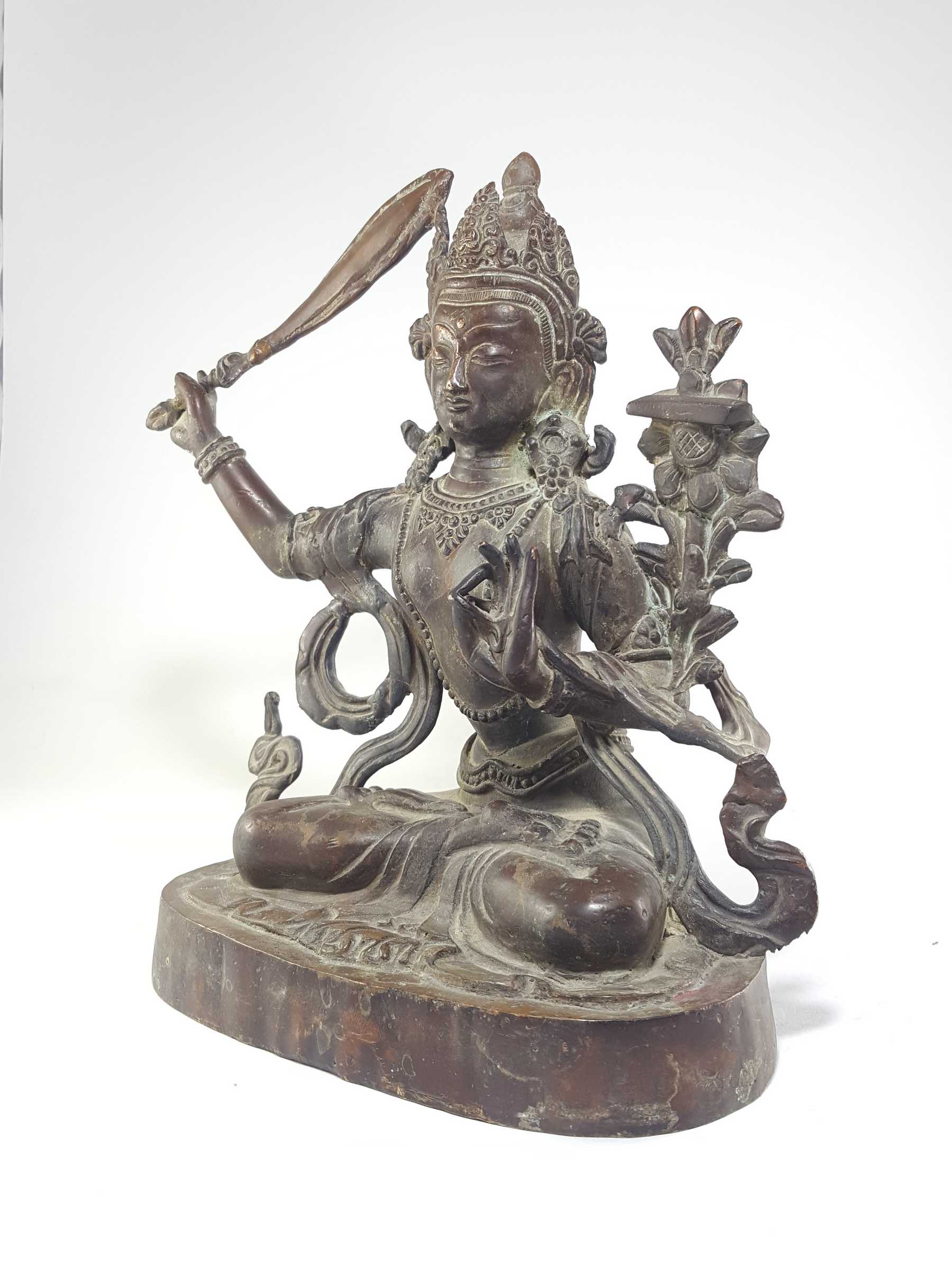 Manjushri Statue Natural Finishing 30 Year Old