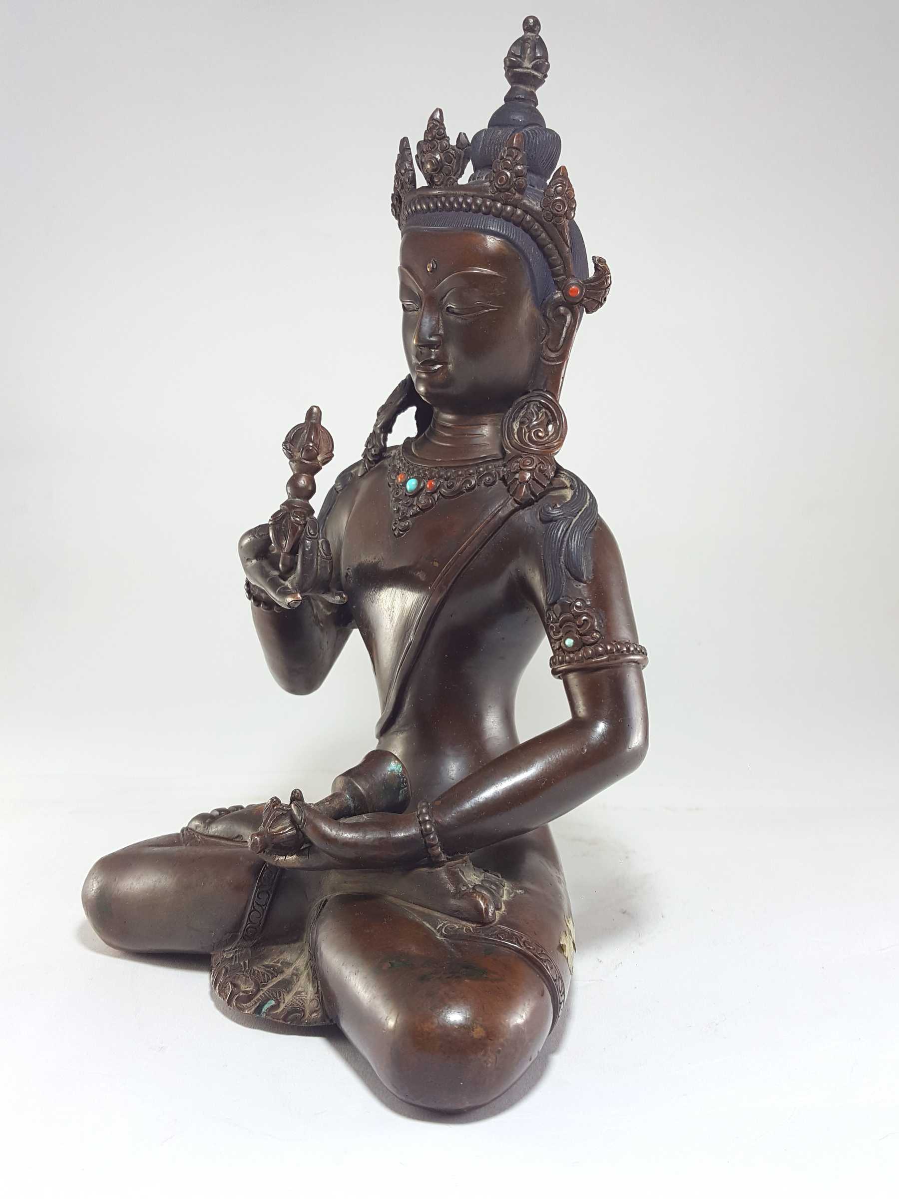 Pure Copper Vajrasattva Statue 12 Years Old