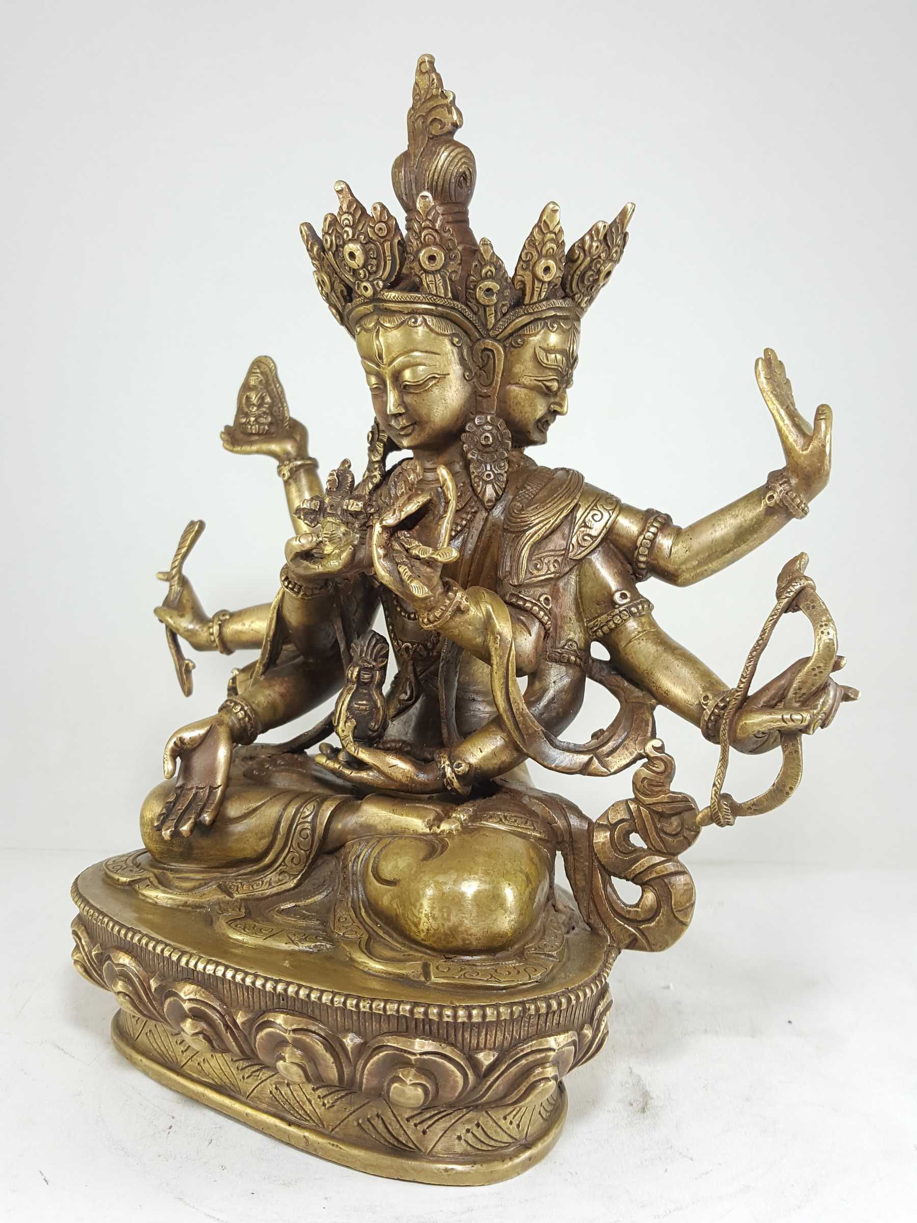 Statue Of Namgyalma Ushnishavijaya Brone Finihsing