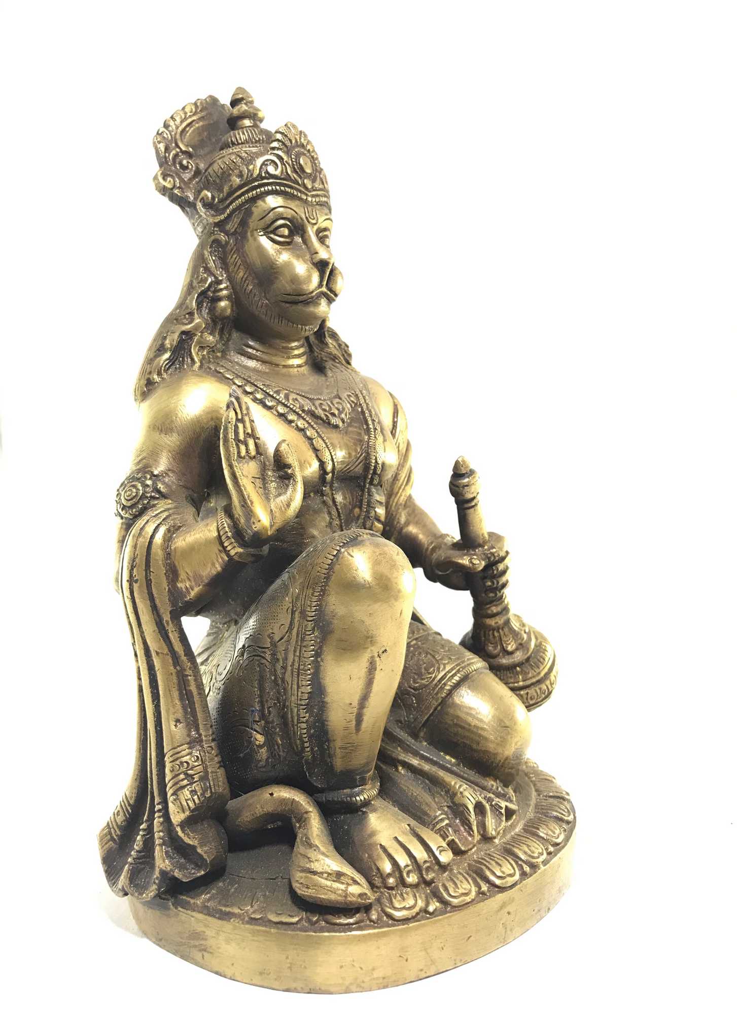 Statue Of Hanuman Glossy Finishing