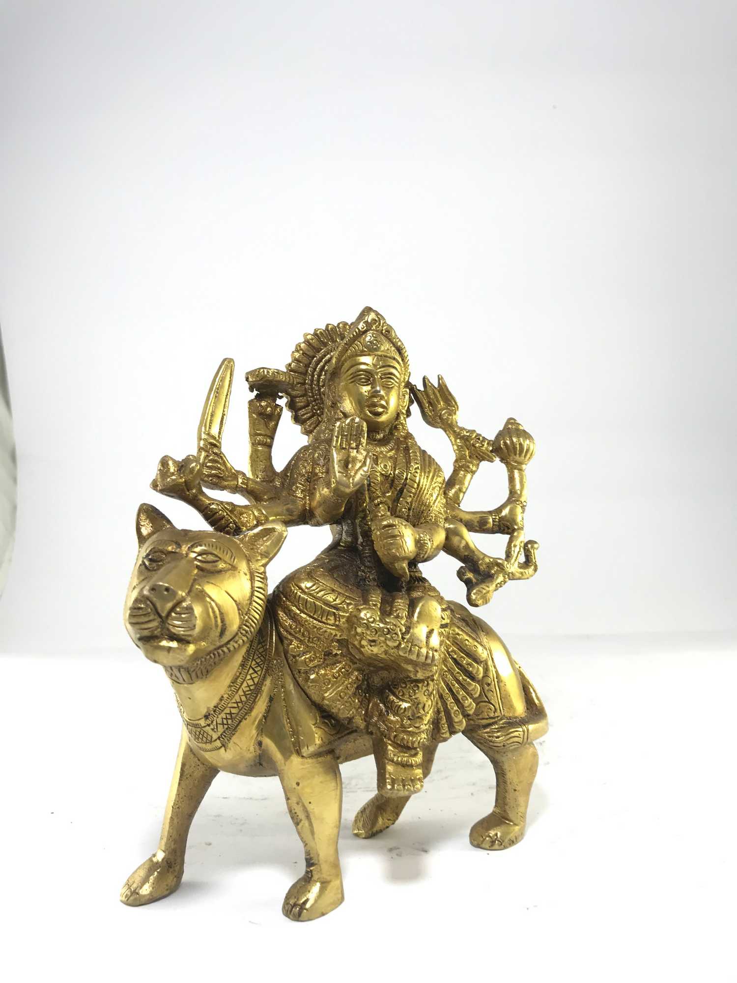 Statue Of Durga Glossy Finishing