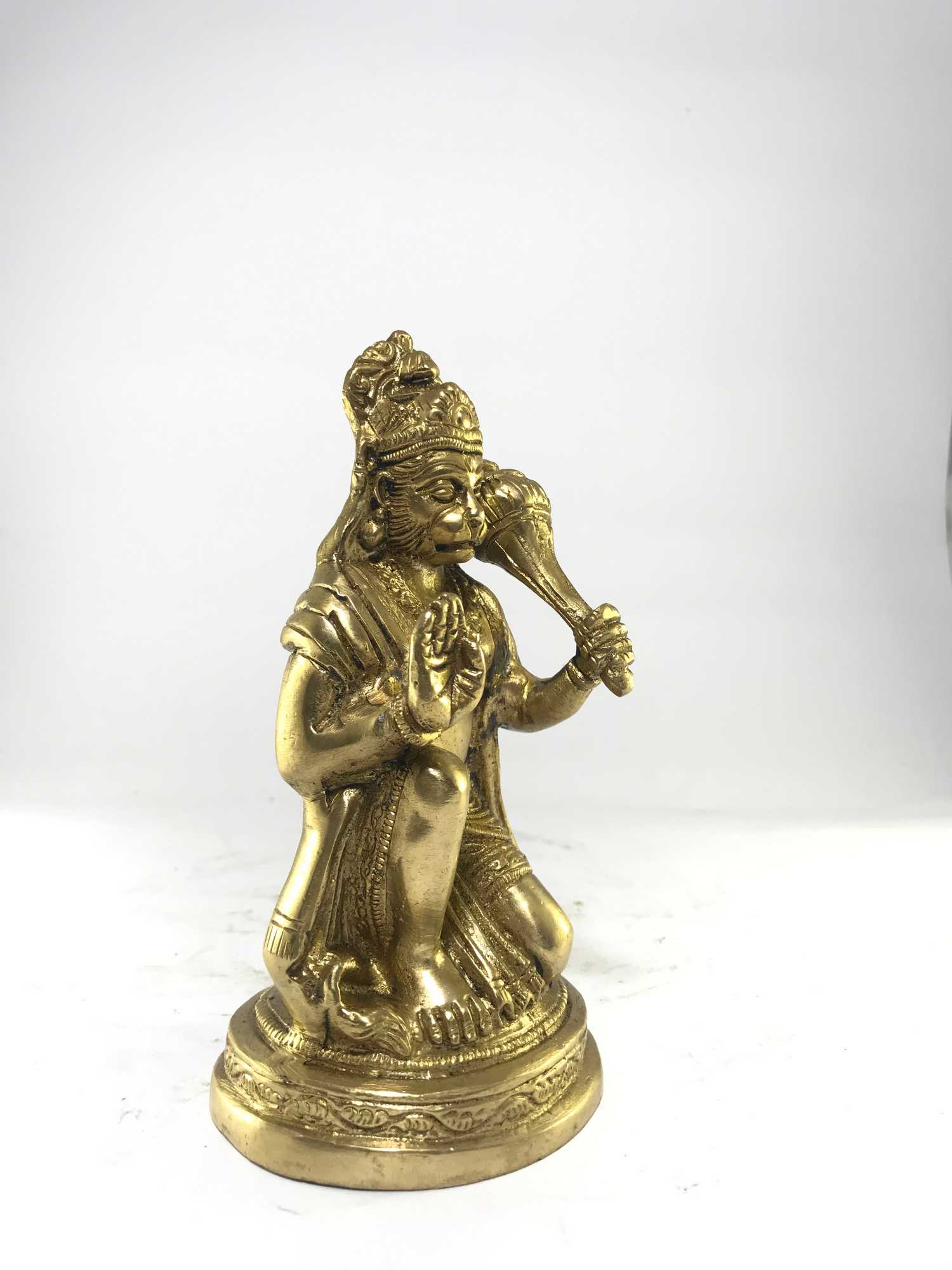Statue Of Hanuman Glossy Finishing