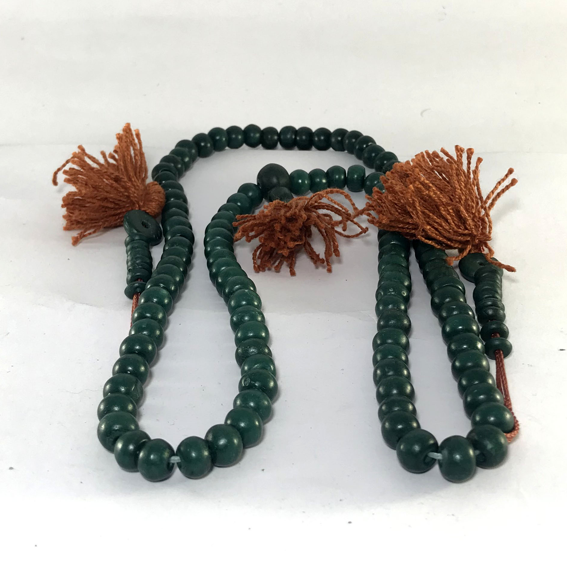 108 Dark Green Bead, 8mm Prayer Bead Mala <span Style=