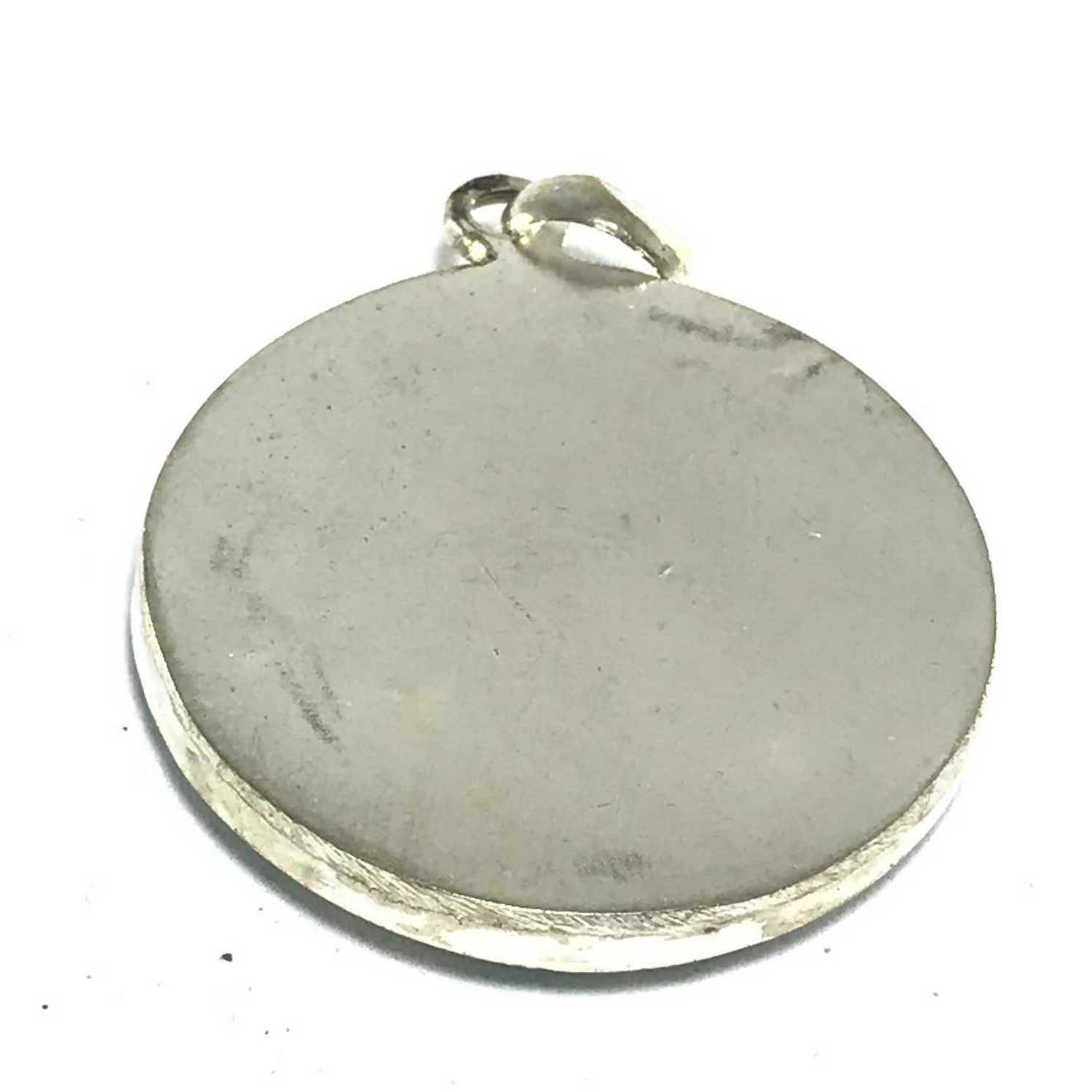 Tibetan Kalachakra Metal Pendant <span Style=