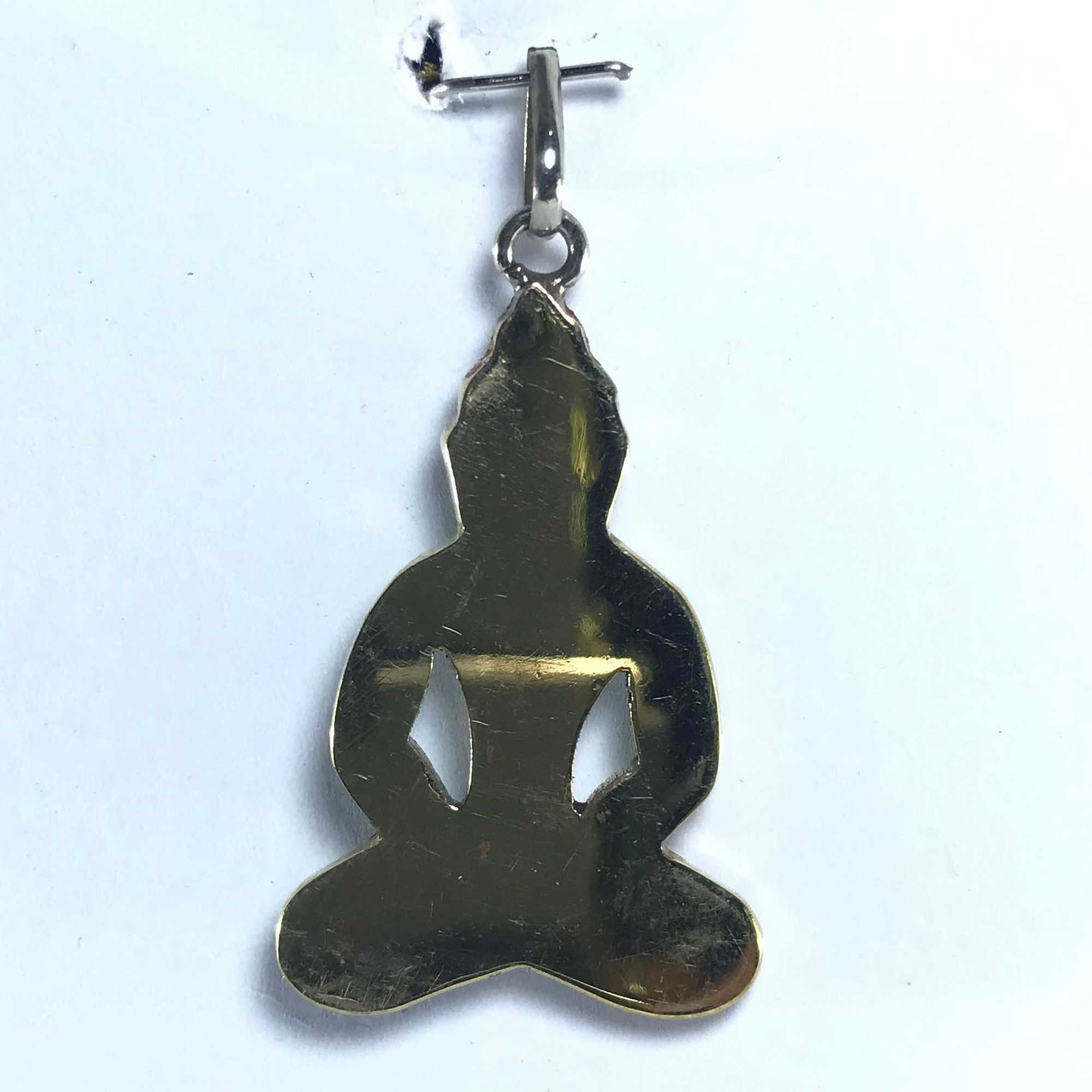 White Metal Buddha Pendant <span Style=