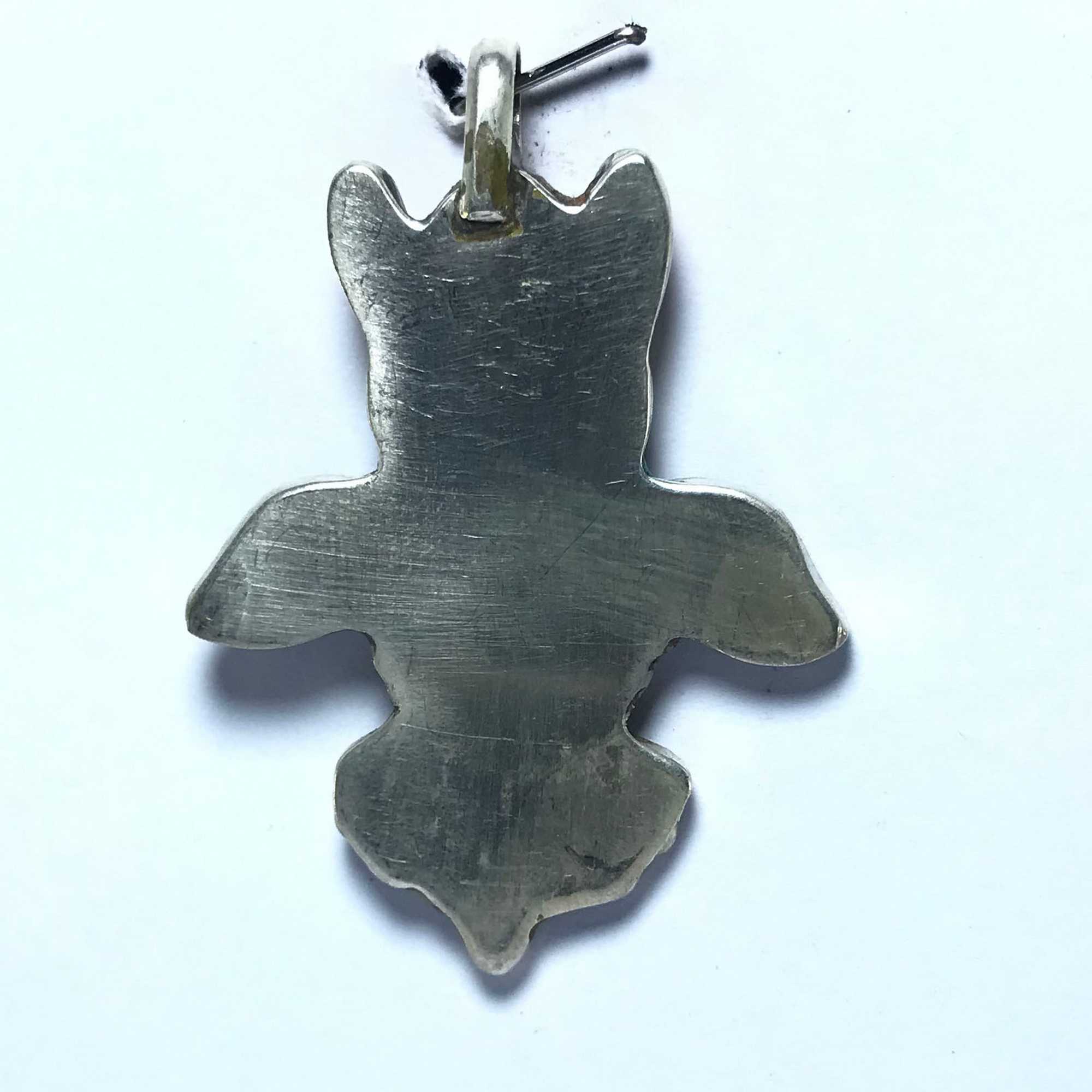 Metal Owl Pendant <span Style=