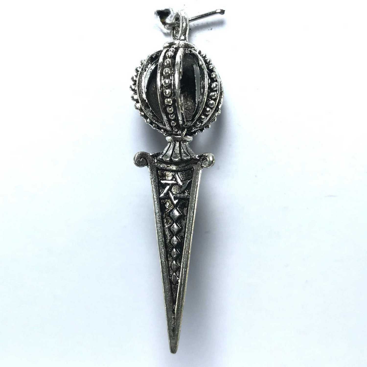 Metal Phurba Pendant