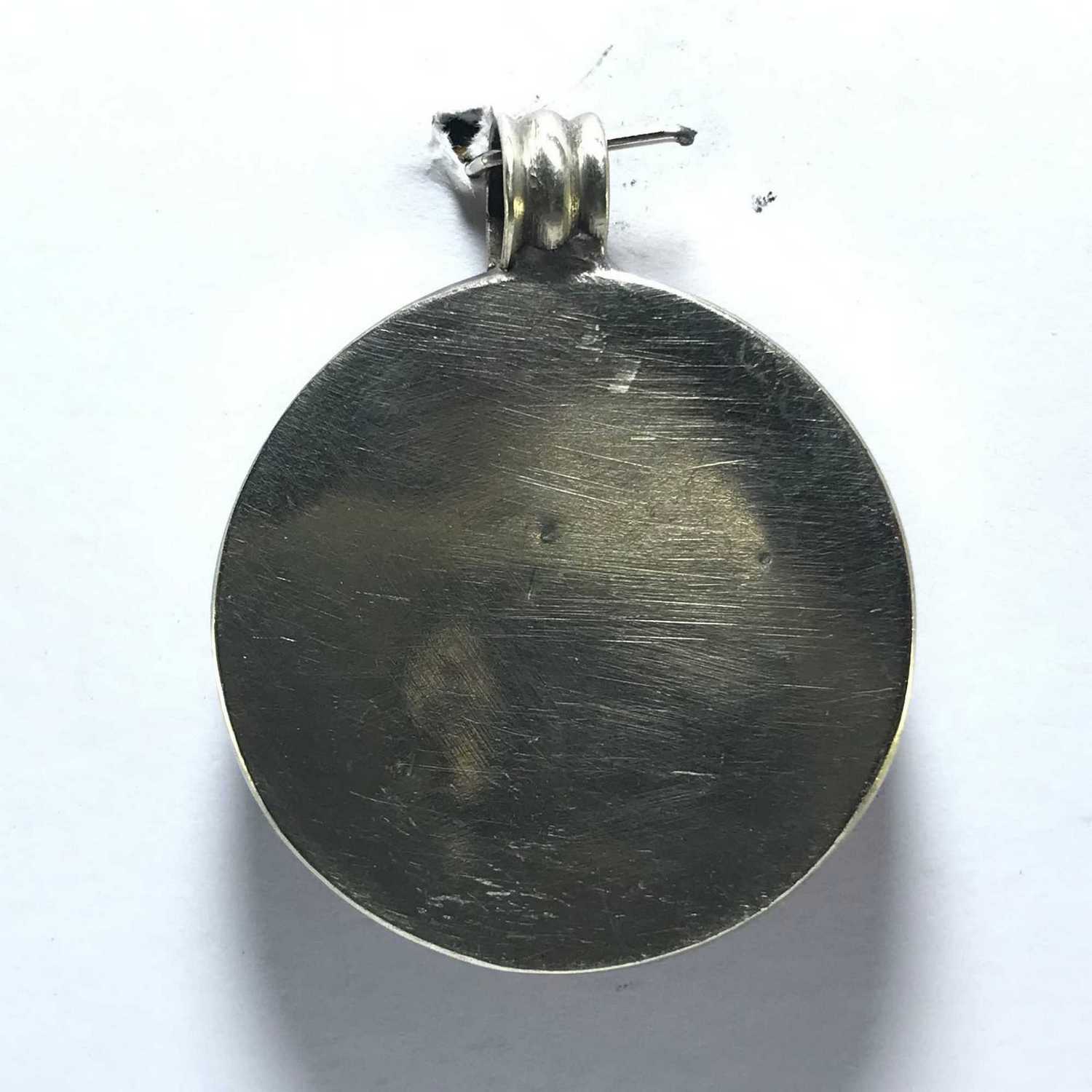 Metal Double Dorje Pendant