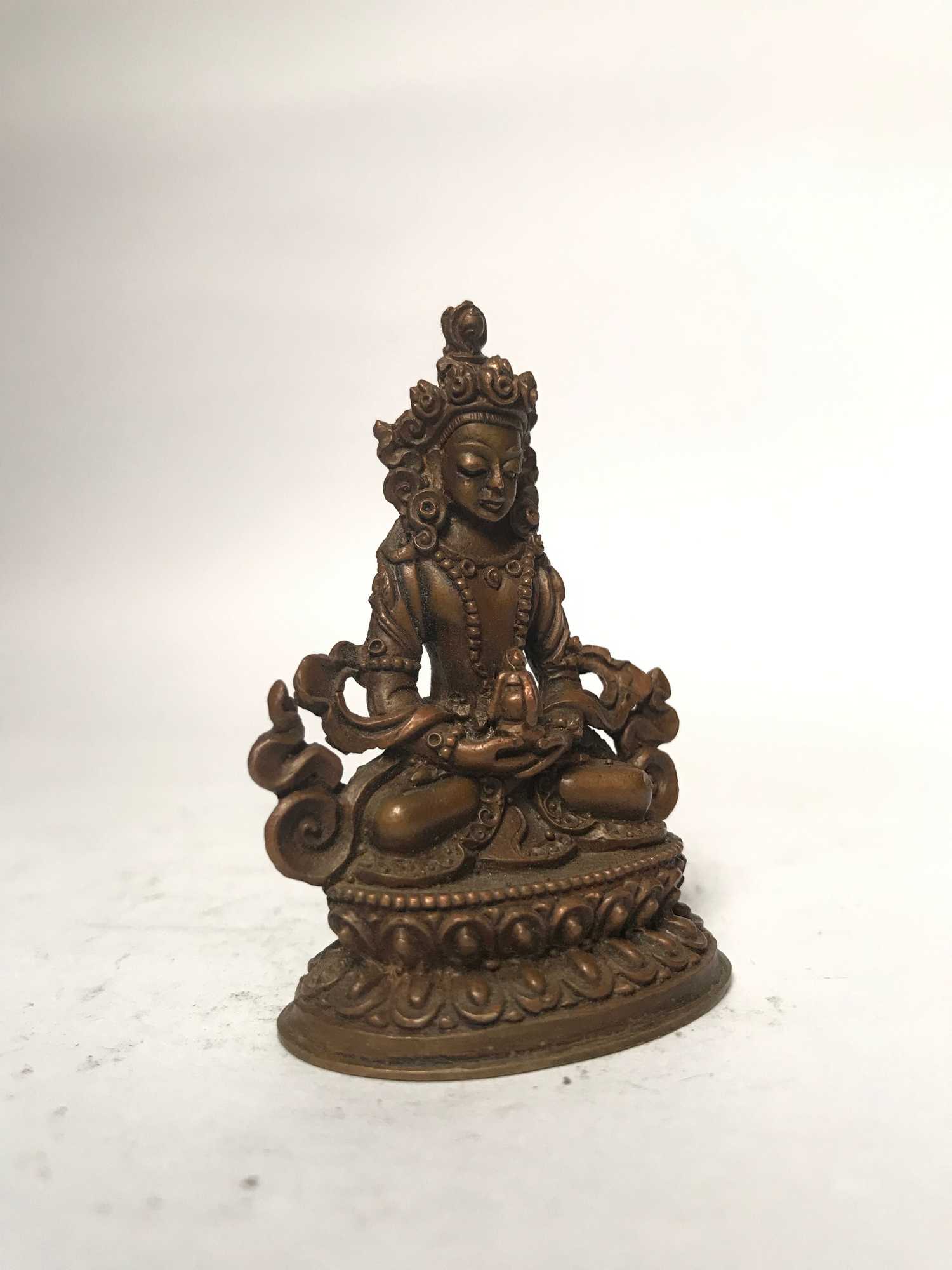 Tiny Tibetan Statue <span Style=