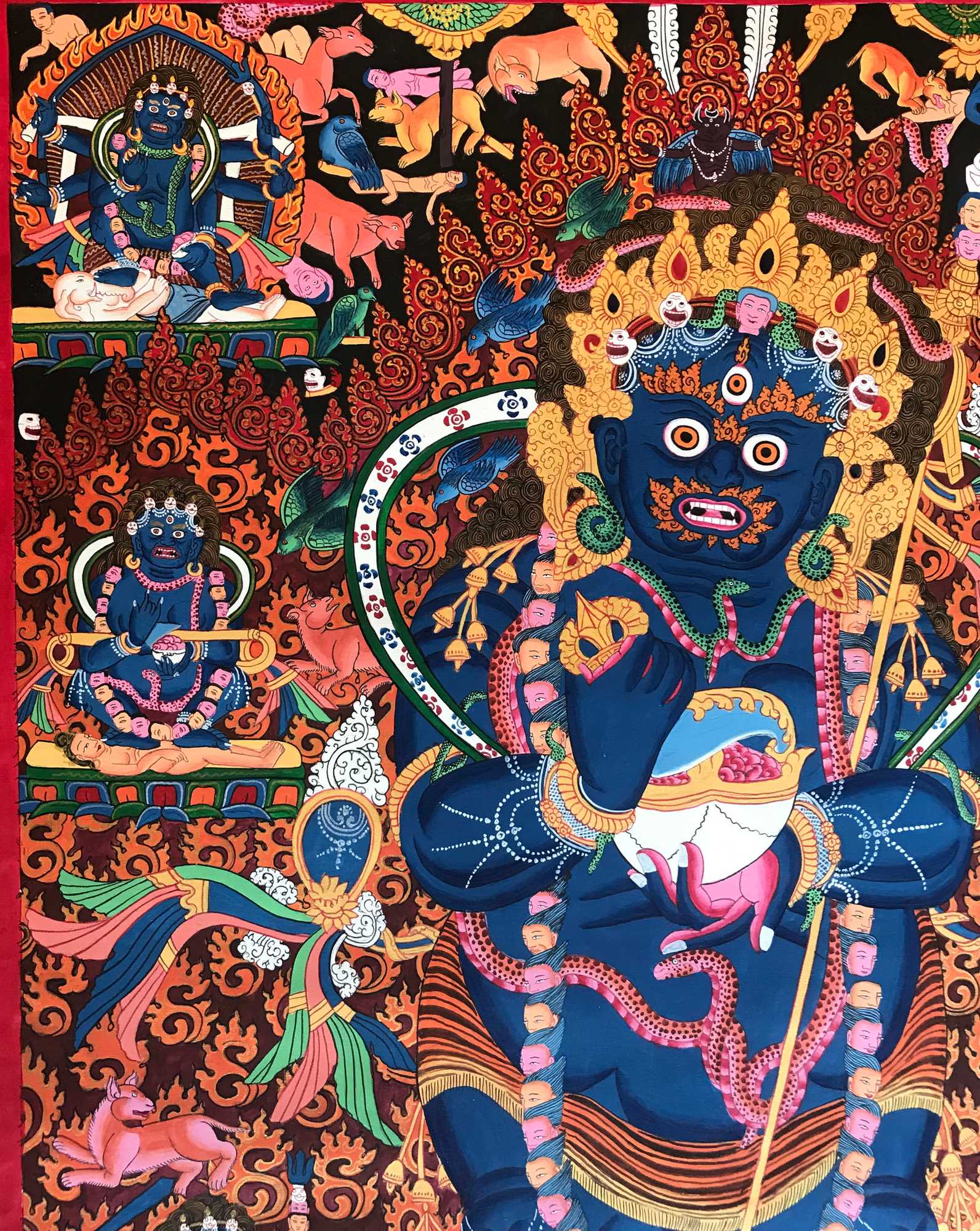 Tibetan Thangka <span Style=