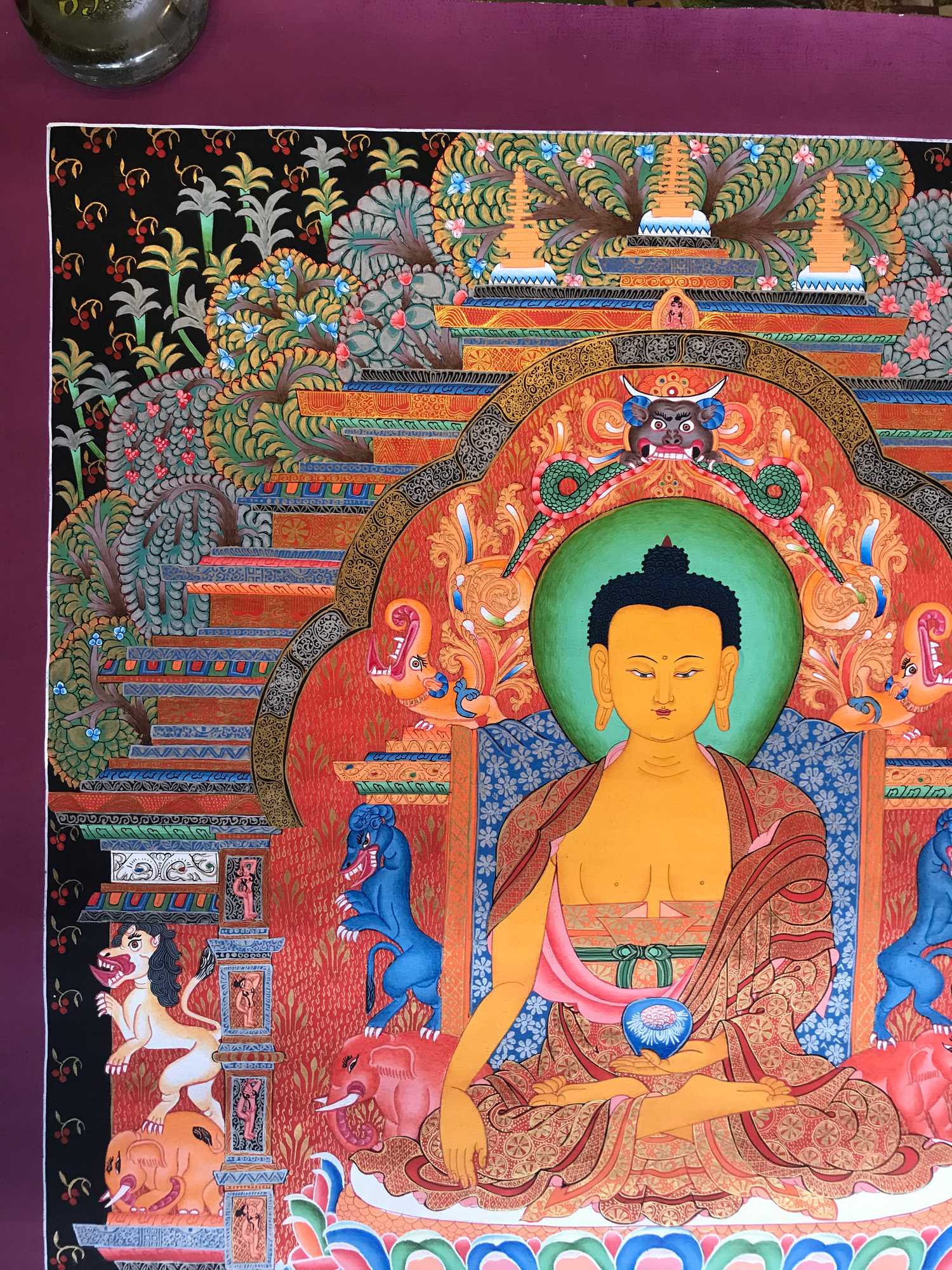 Tibetan Thangka <span Style=