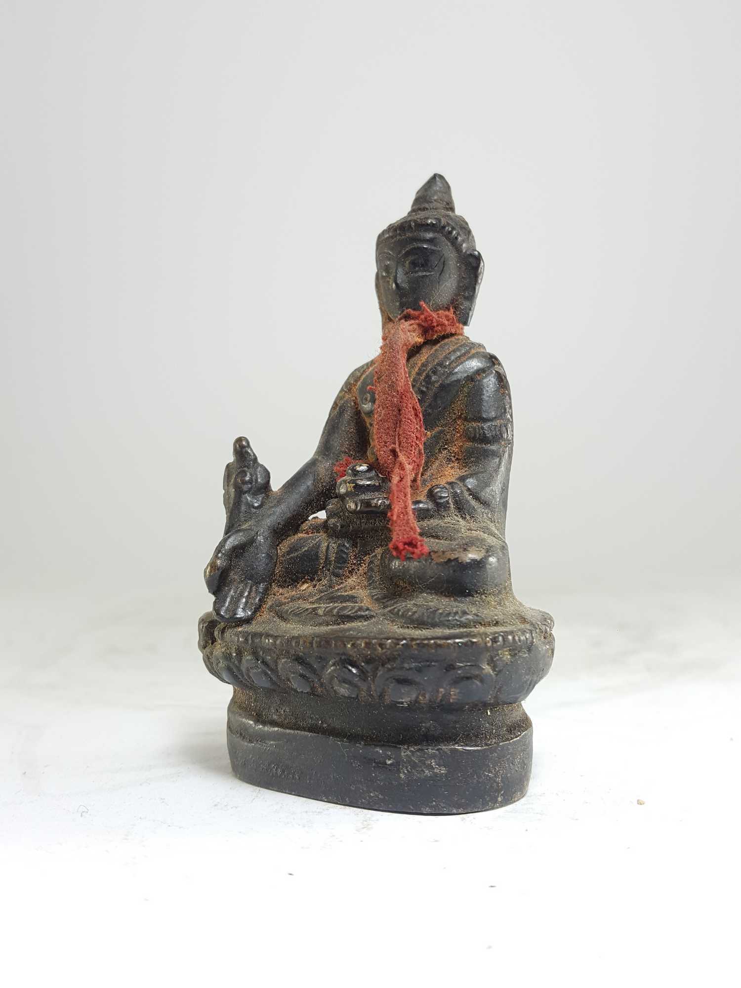 Tibetan Statue Of Medicine Buddha, antique Finishing
