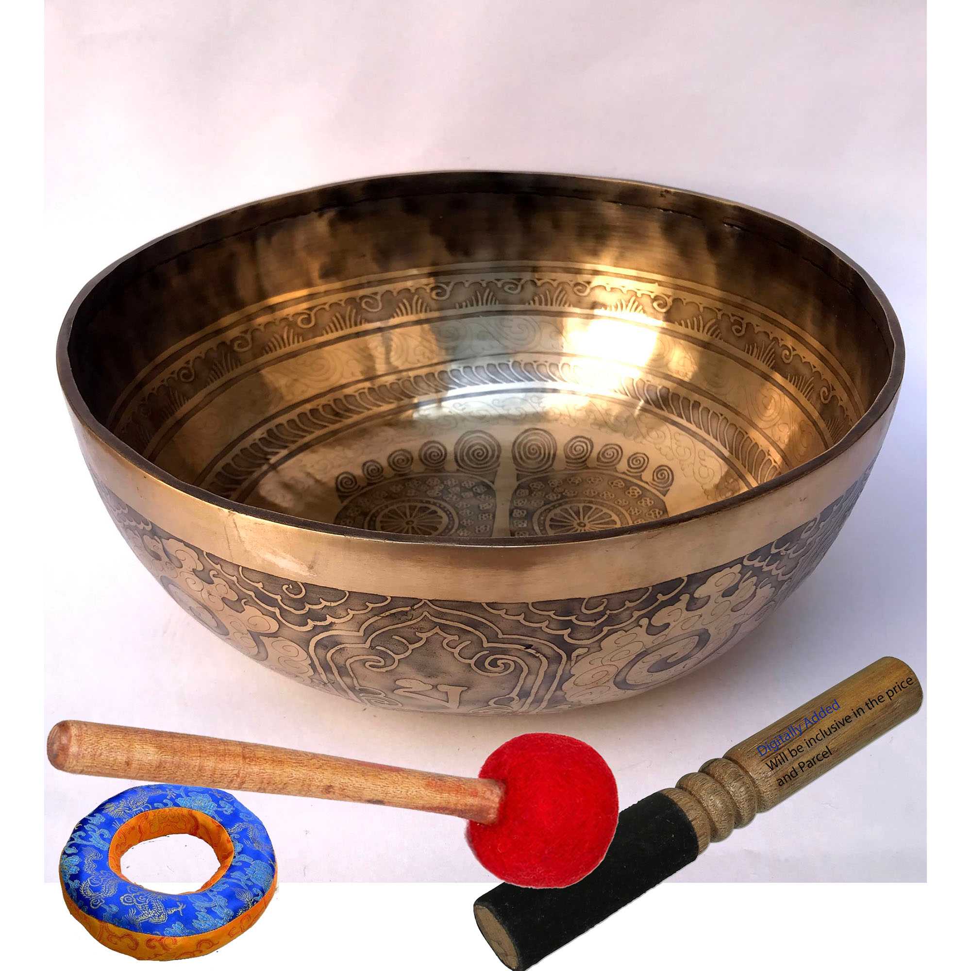 Hand Beaten Bronze Singing Bowl <span Style=