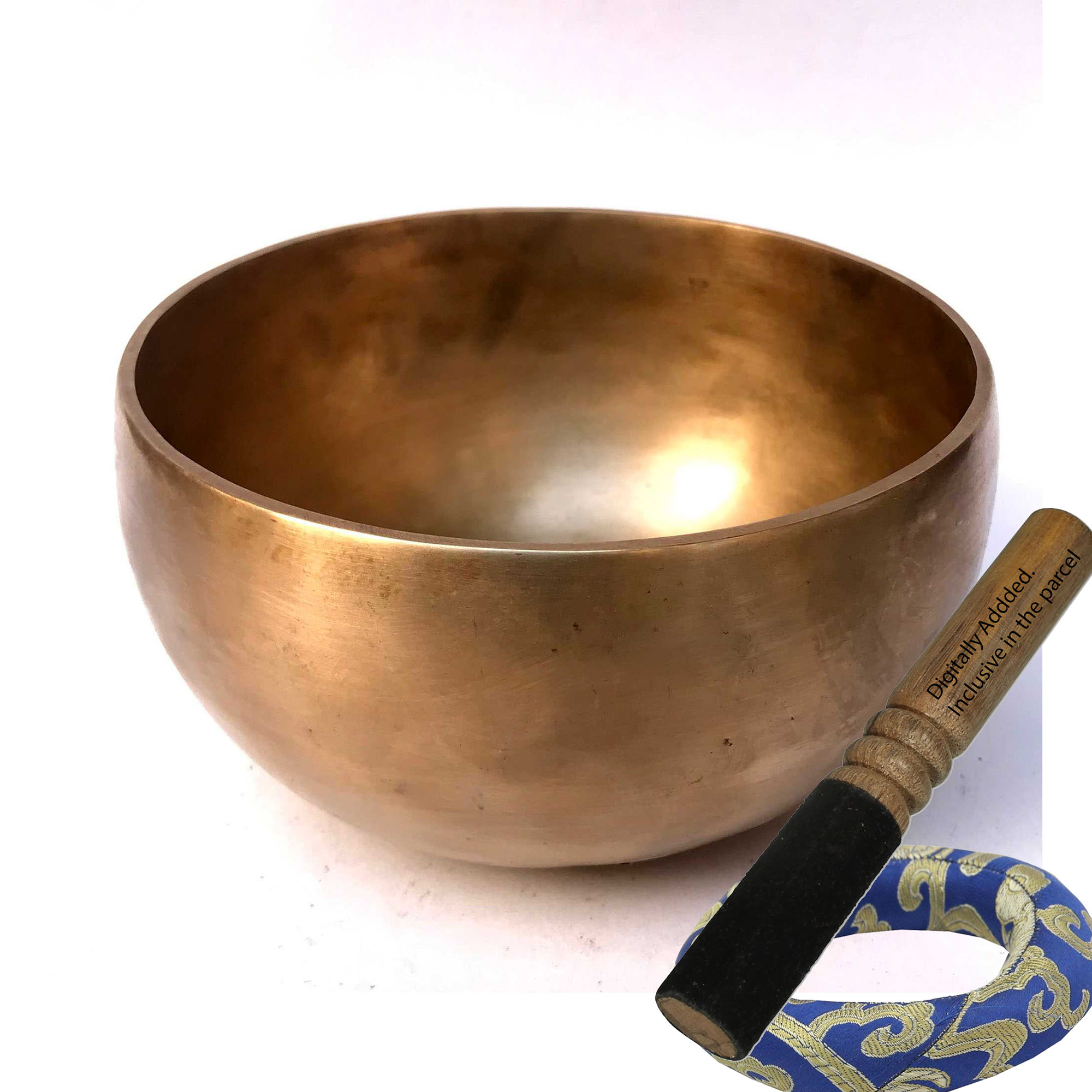 Hand Beaten Bronze Singing Bowl Matt Finishing