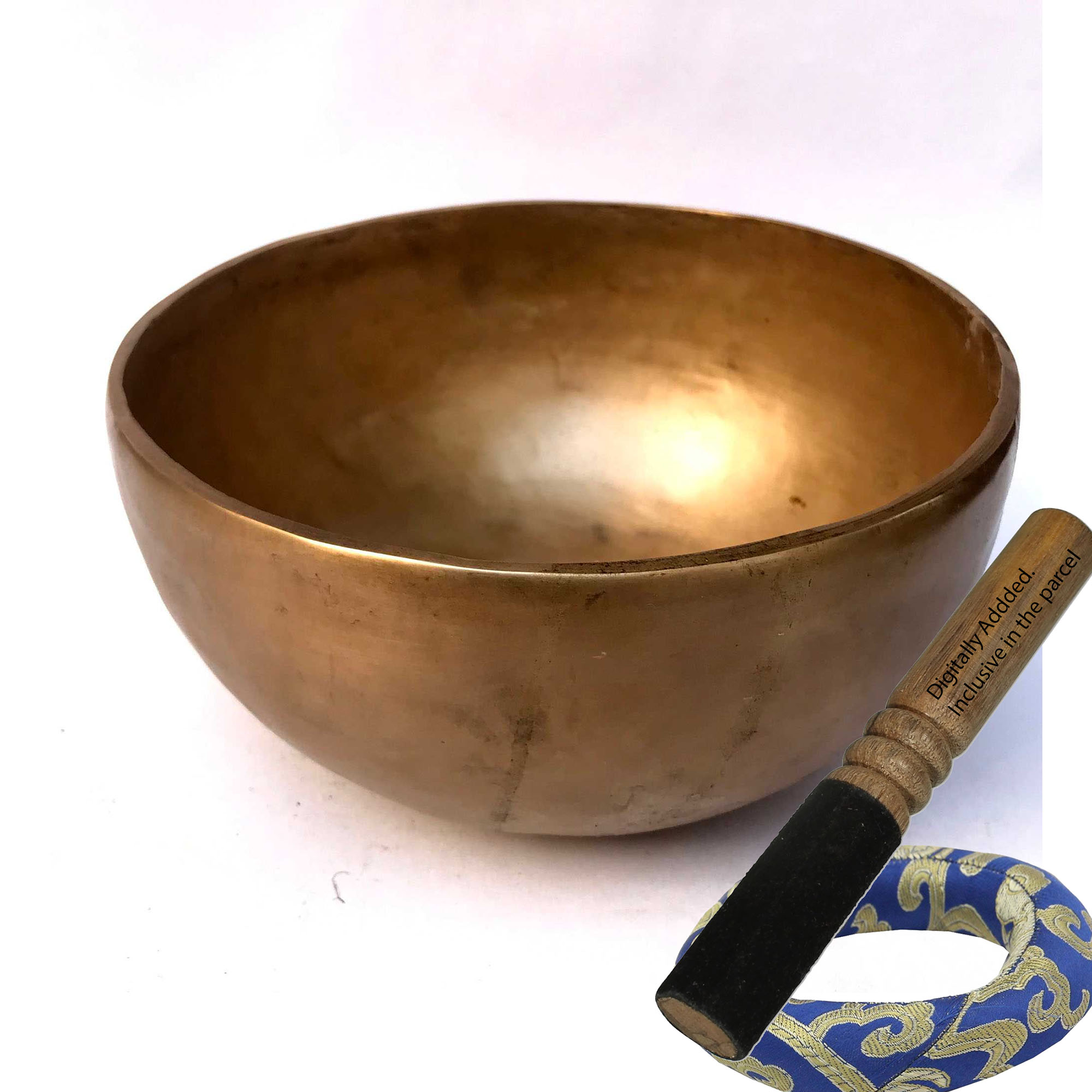 Hand Beaten Bronze Singing Bowl Matt Finishing