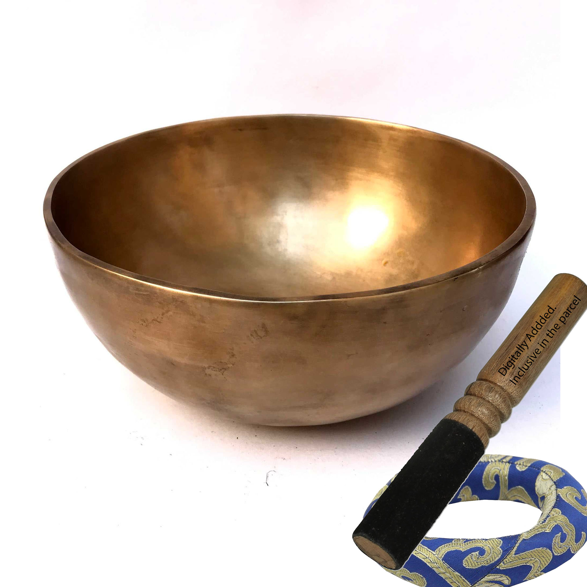 Hand Beaten Bronze Singing Bowl Matt Finishing