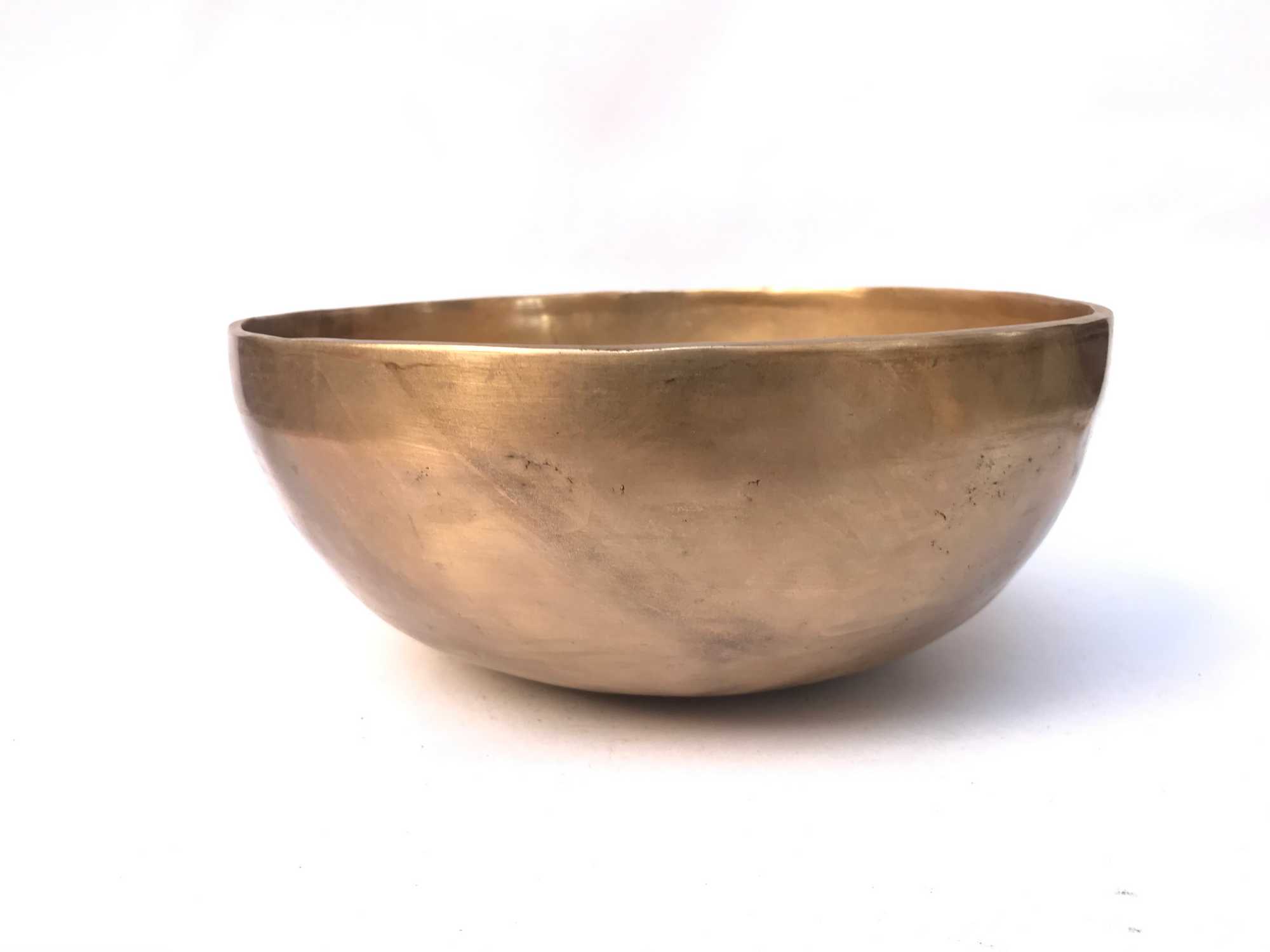 Hand Beaten Bronze Singing Bowl Matt Finishing