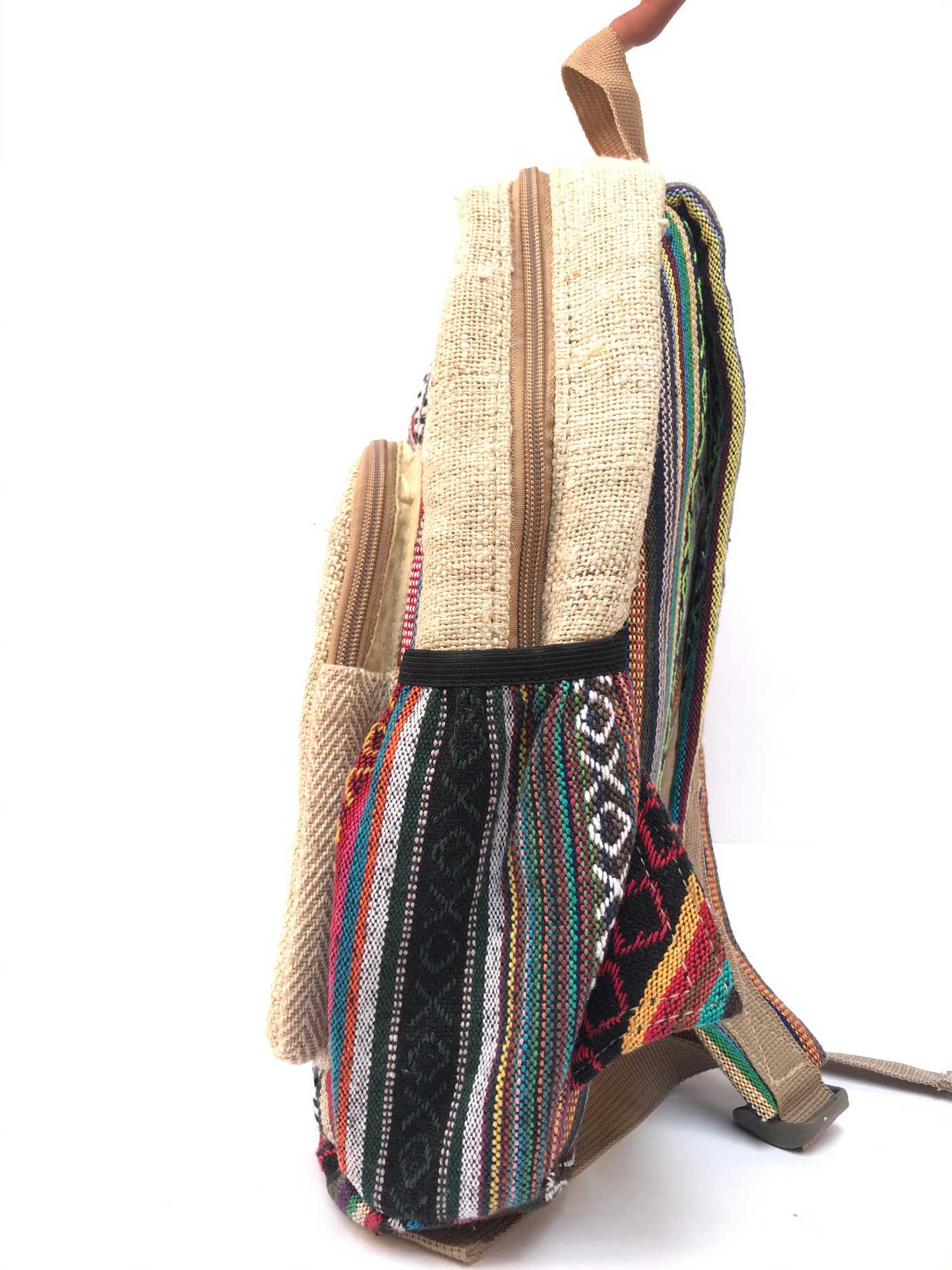 Natural Hemp Backpack Bag