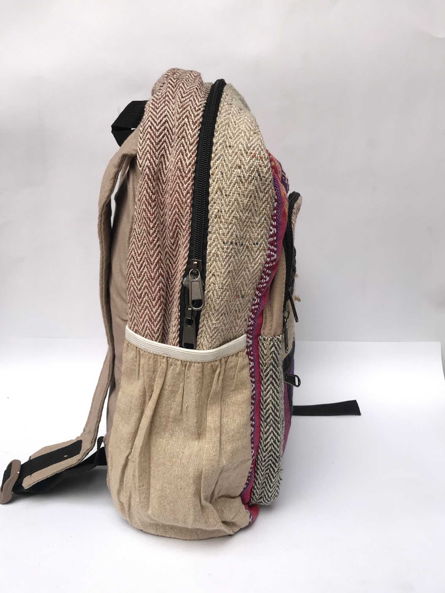 Natural Hemp Backpack Bag