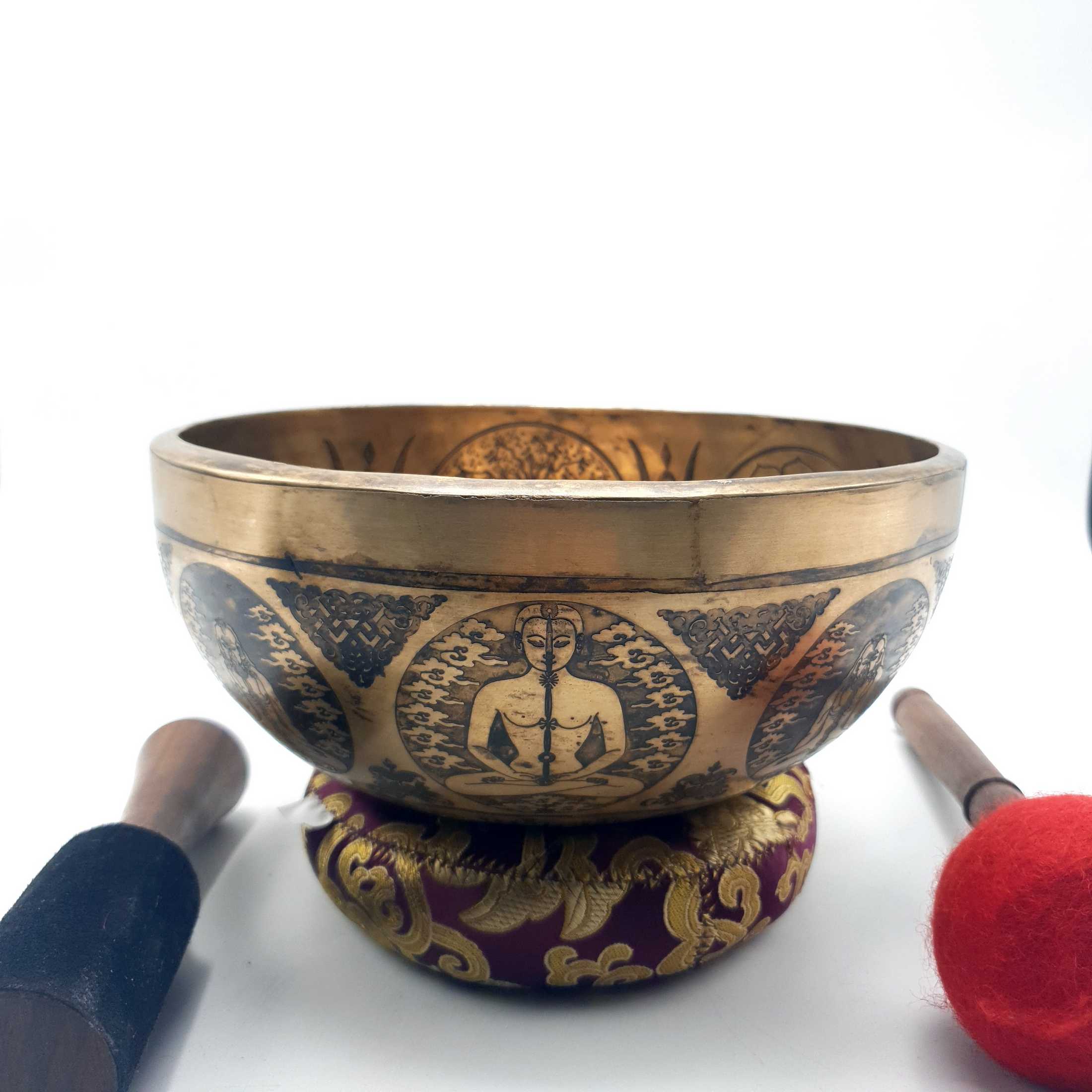 Fine Carving Singing Bowl <span Style=