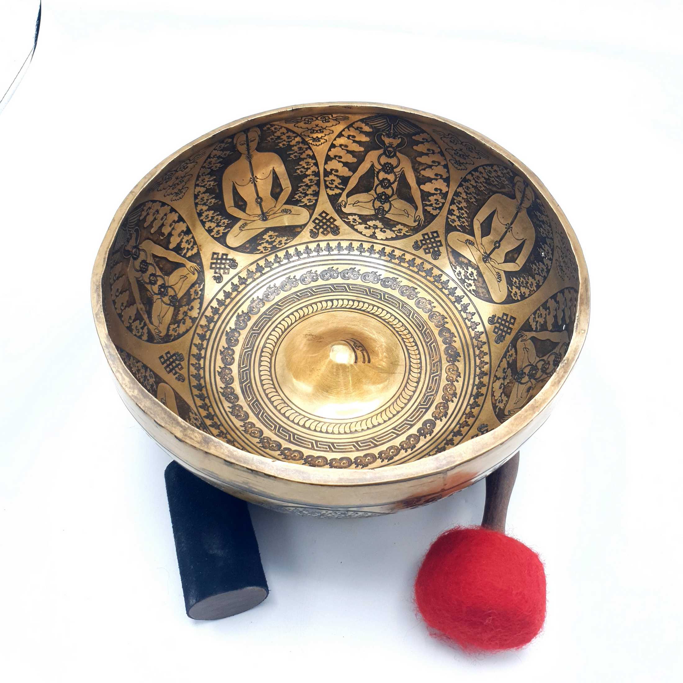 Fine Carving Singing Bowl <span Style=